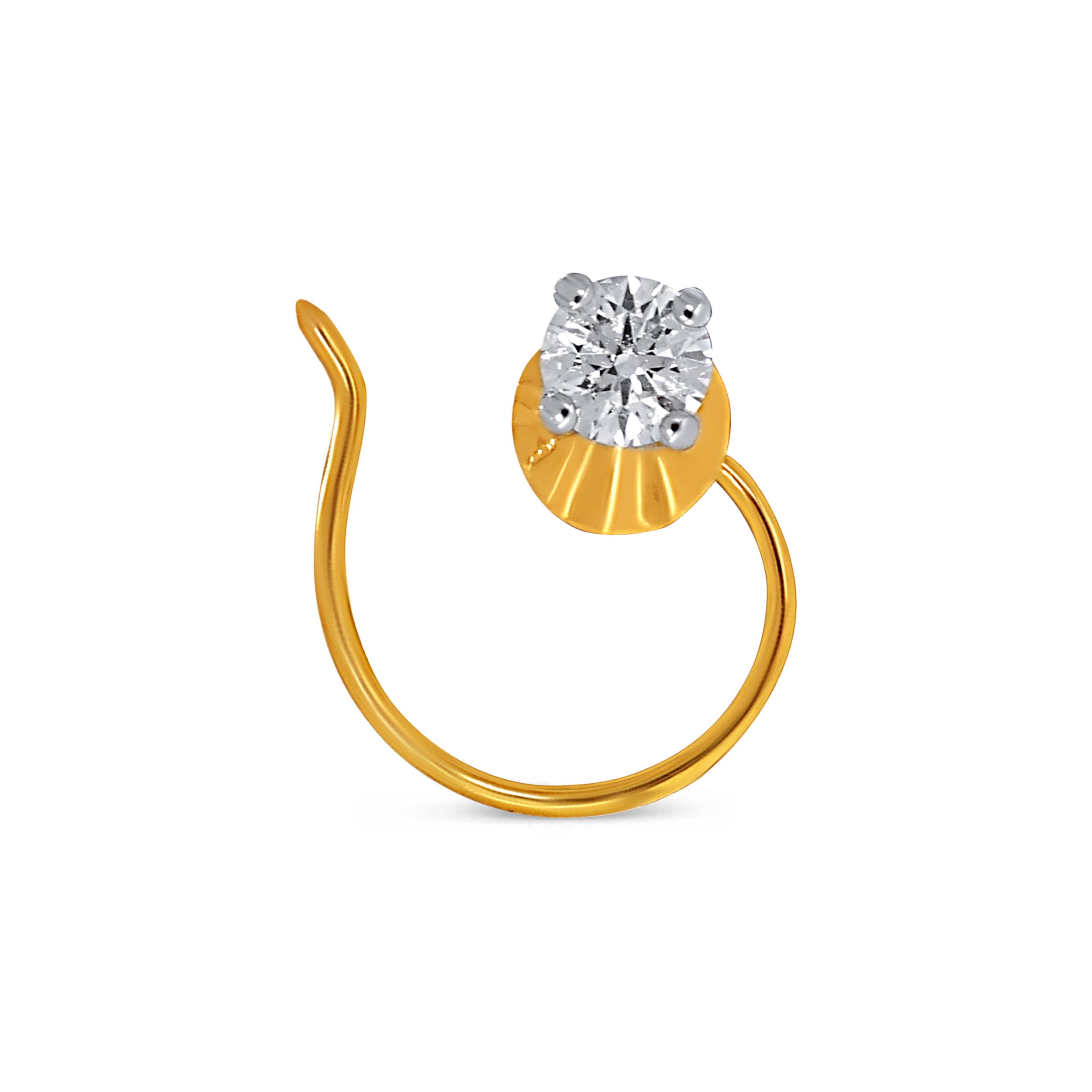 Éclat Solitaire Diamond Nosepin - Senco Gold and Diamonds