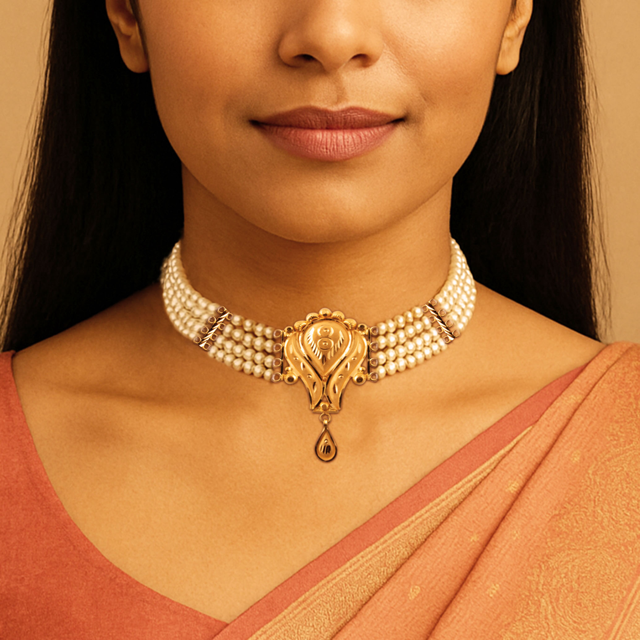 Heritage Chic Gold Choker - Senco Gold and Diamonds