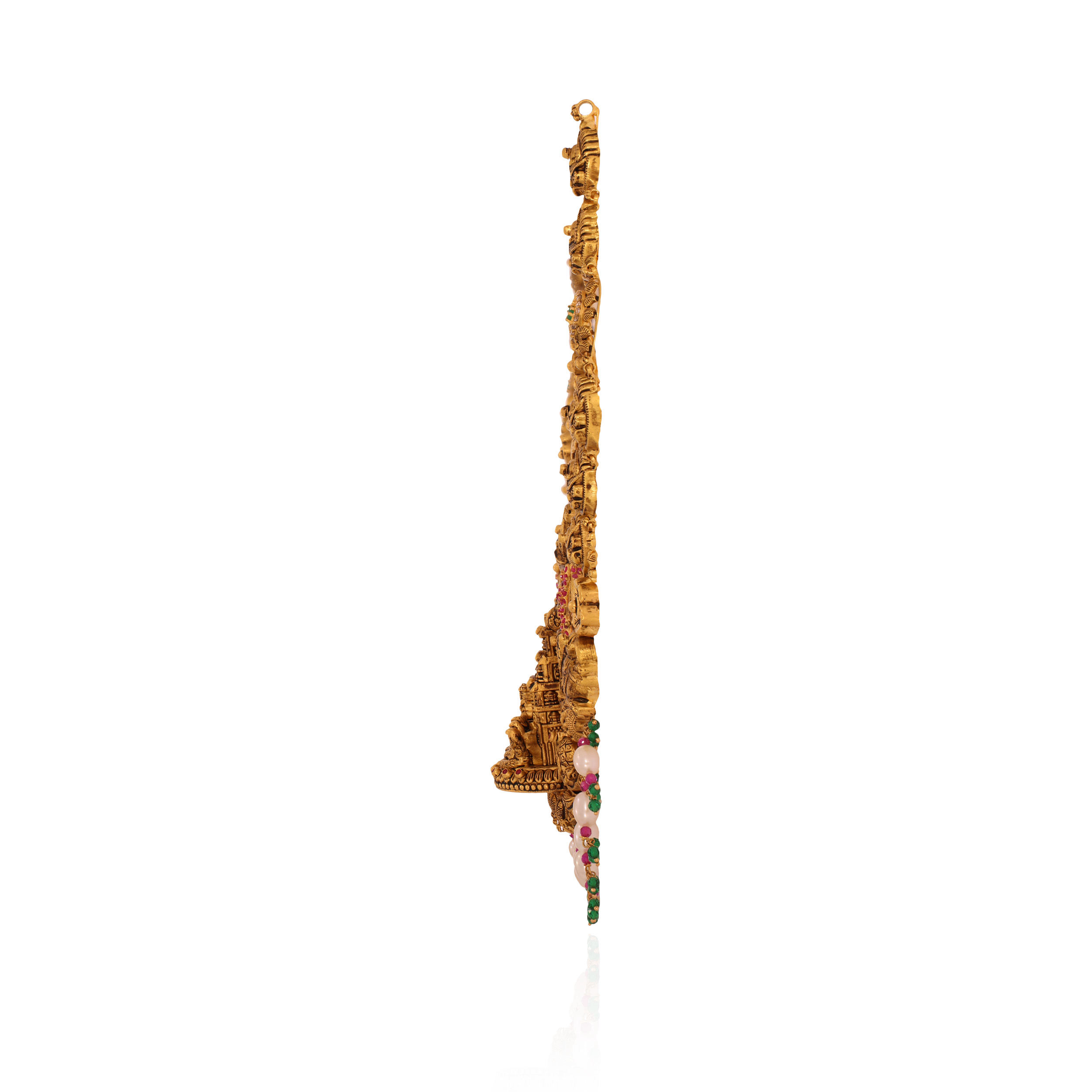 Sacred Splendour Temple Gold Necklace - Senco Gold and Diamonds