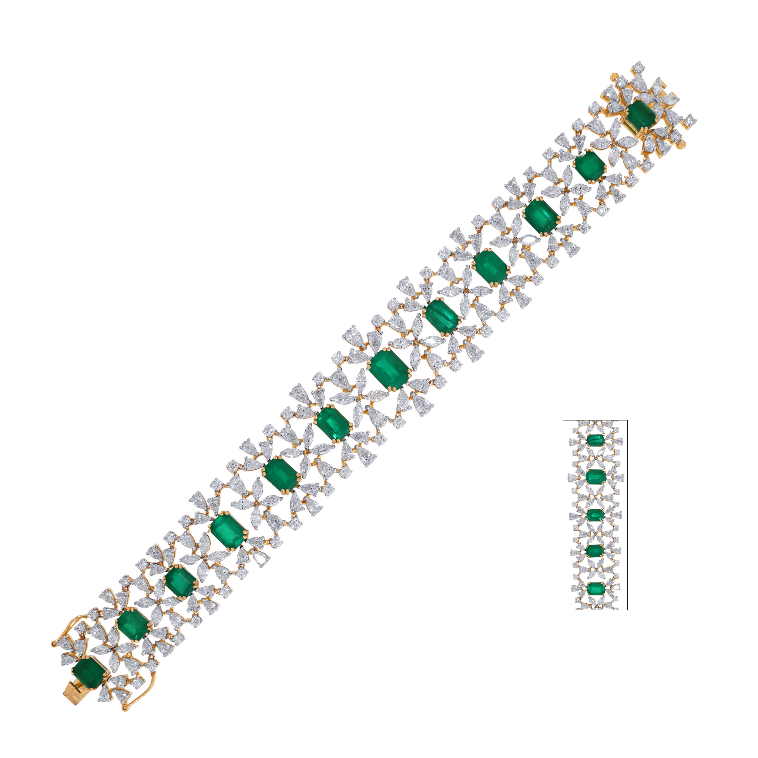 14K Yellow Gold Diamond Bracelet-DBR-D000784649 - Senco Gold and Diamonds