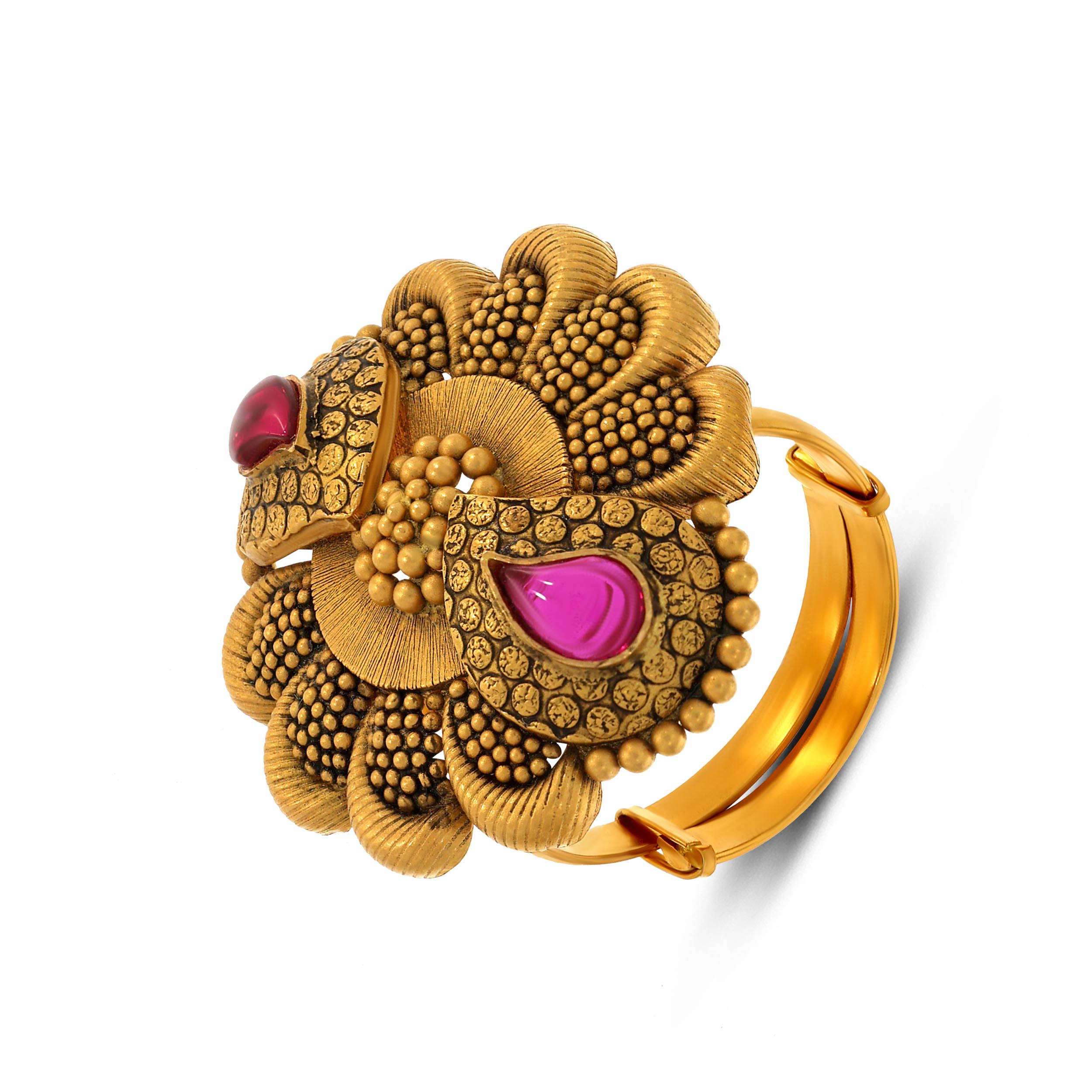 Floral Glory Gold Ring - Senco Gold and Diamonds