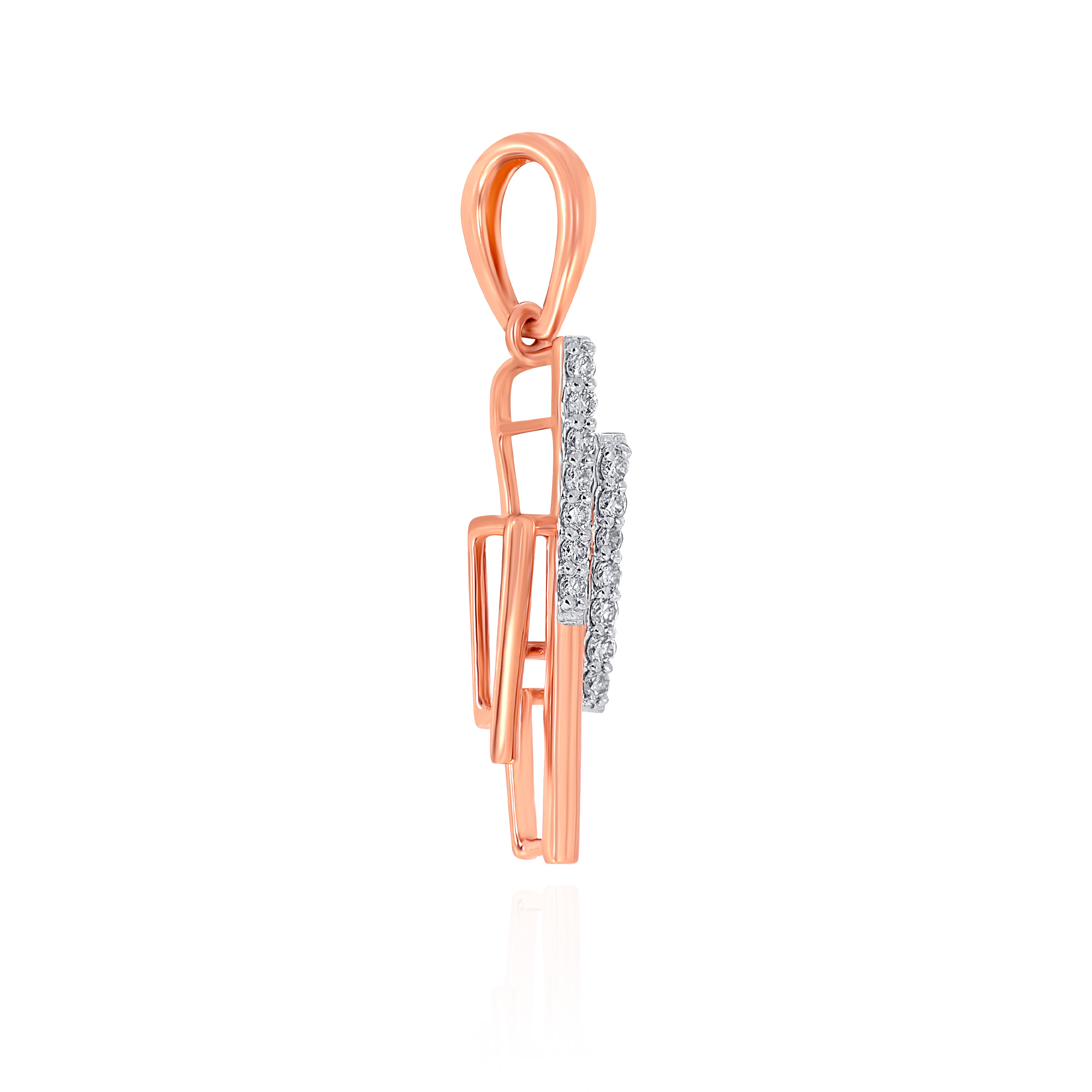 Abstract Lines Diamond Pendant - Senco Gold and Diamonds