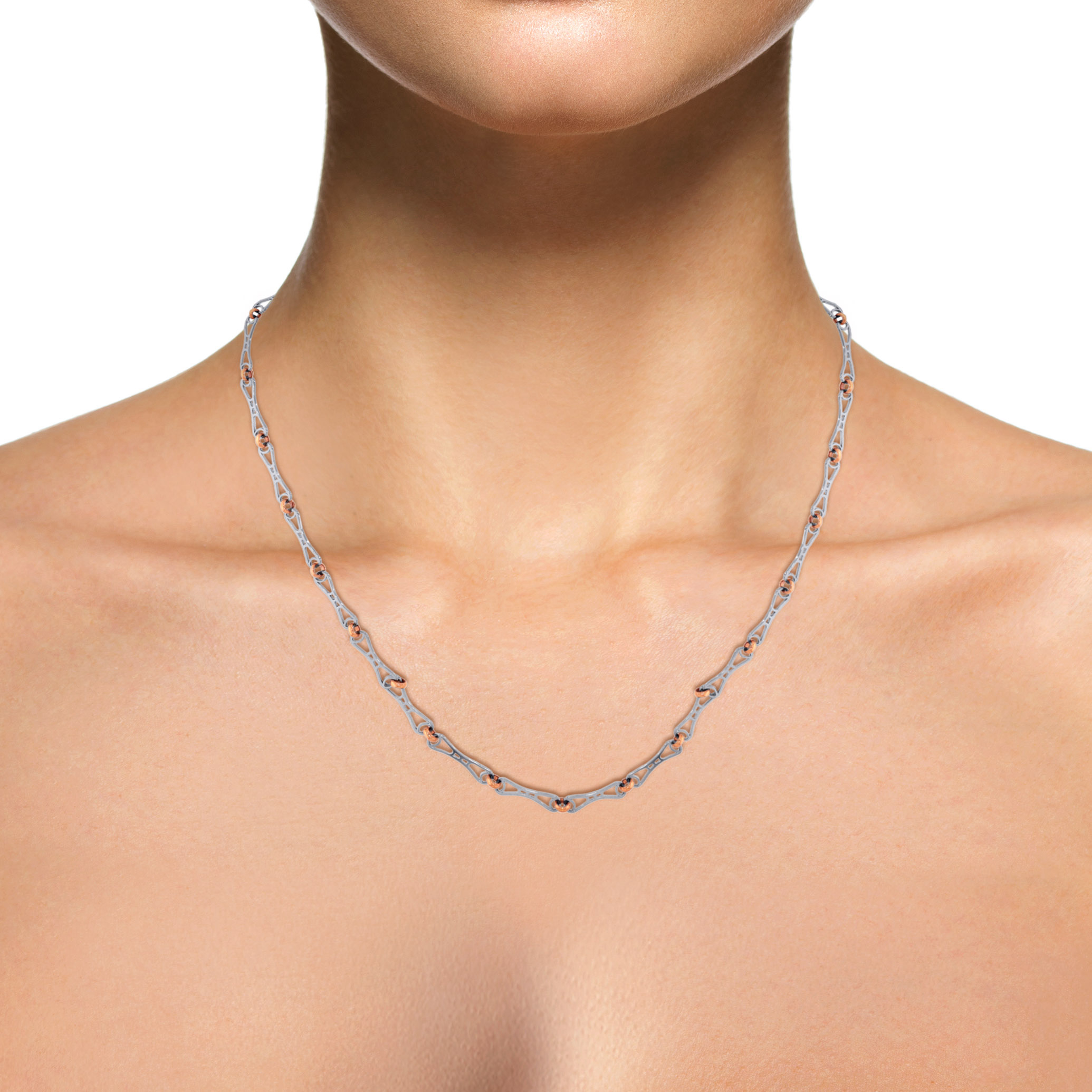 Captivating Unisex Platinum Gold Chain - Senco Gold and Diamonds