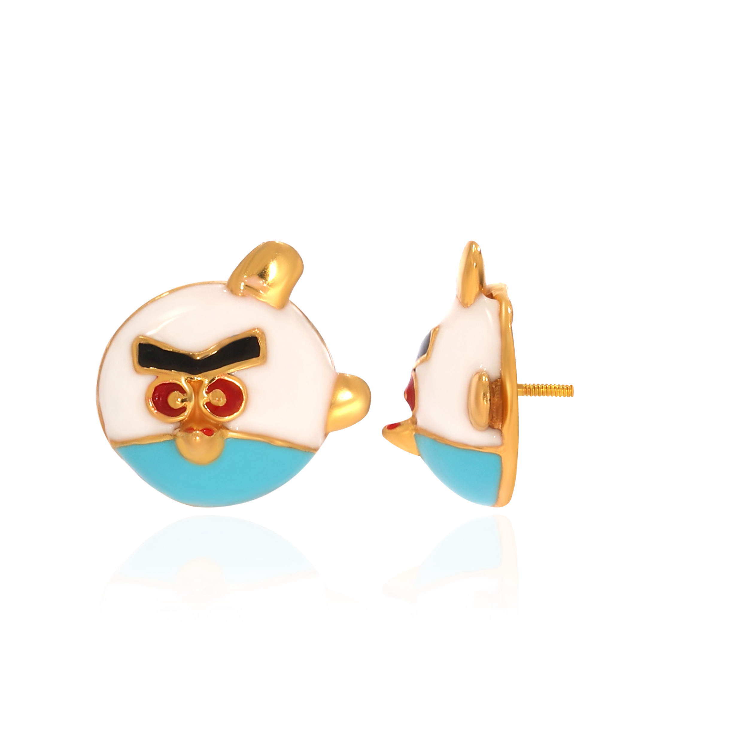 Cartoon Cuties Kids' Gold Studs - Senco Gold and Diamonds