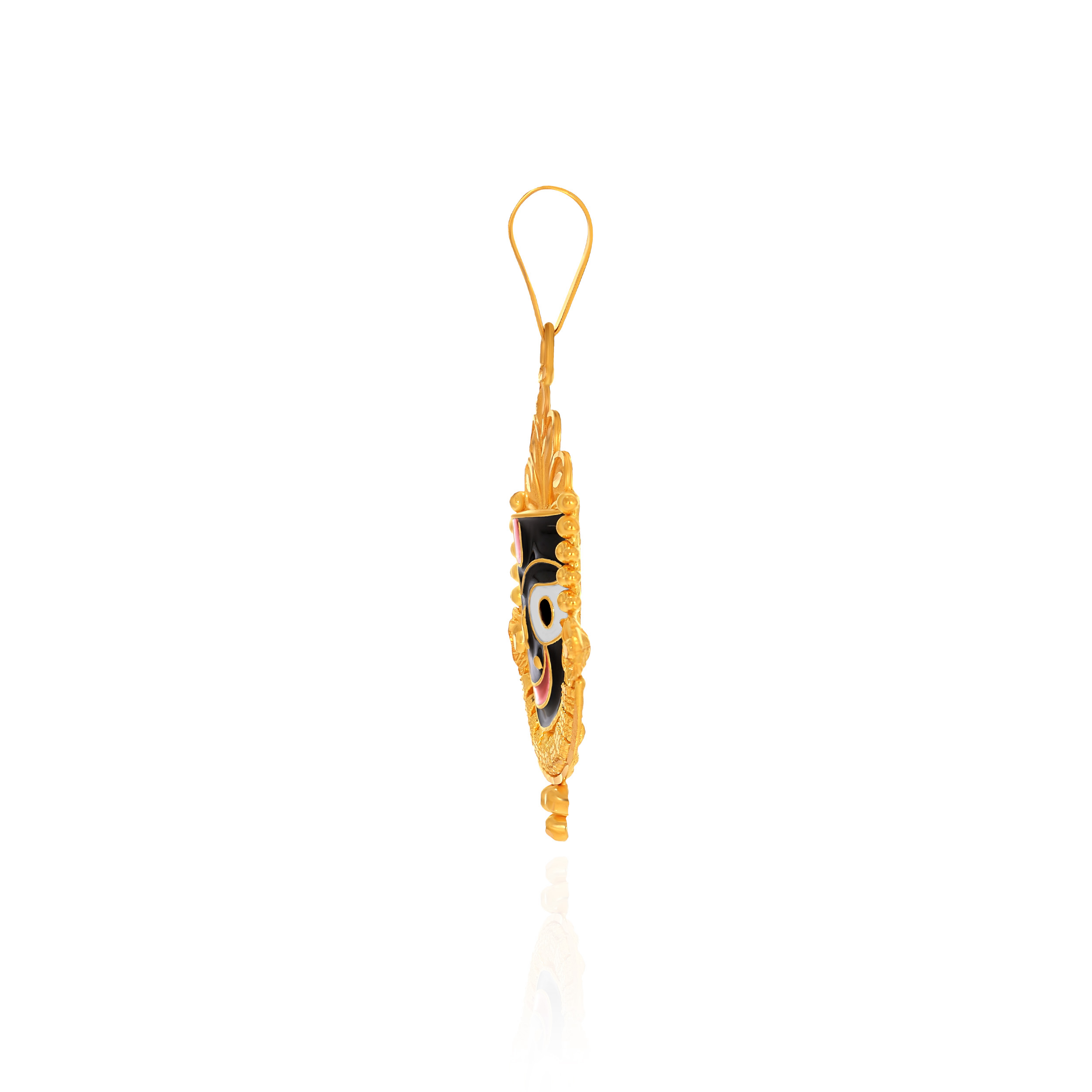 Trinity Hues Jagannath Gold Pendant - Senco Gold and Diamonds