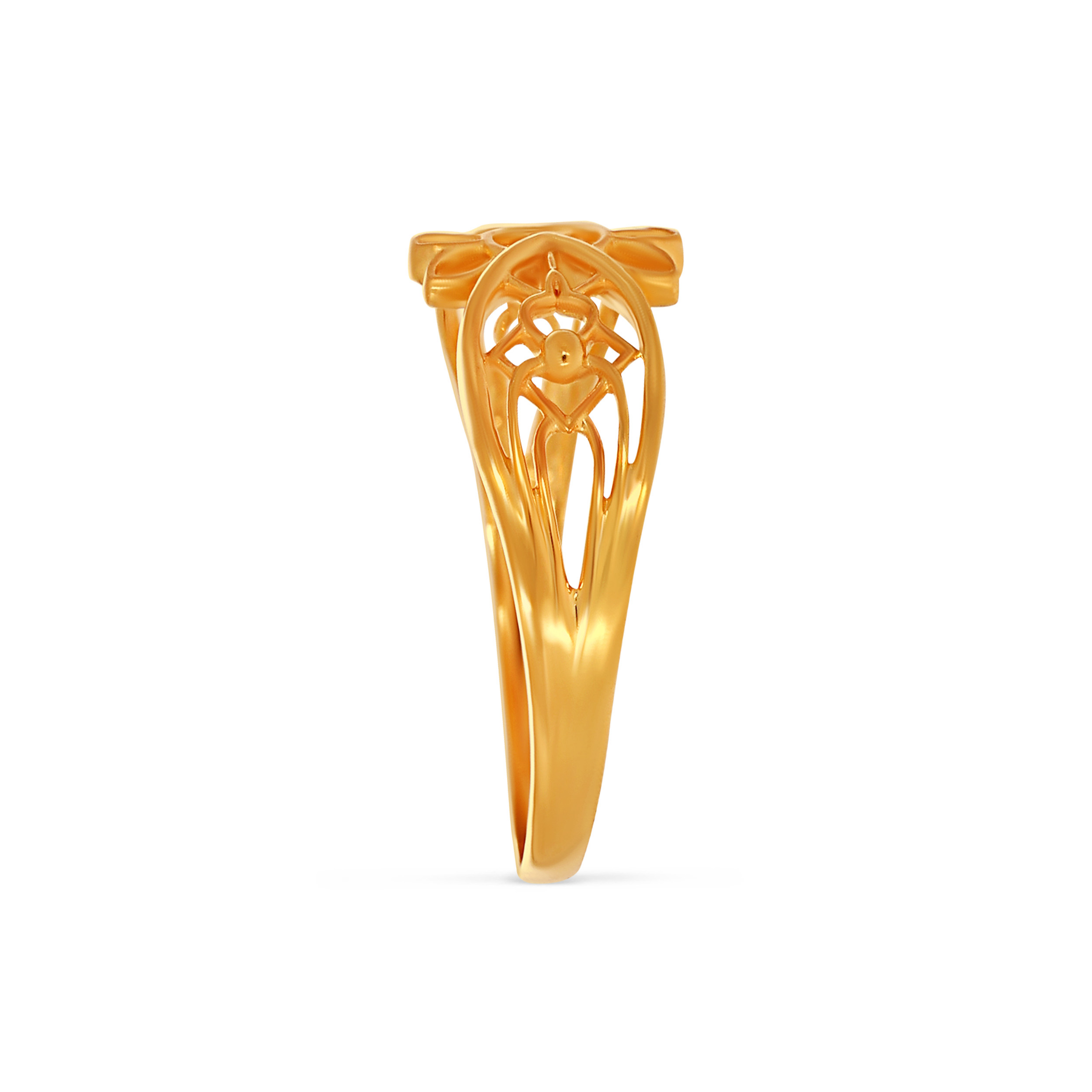 Floral Harmony Gold Ring - Senco Gold and Diamonds