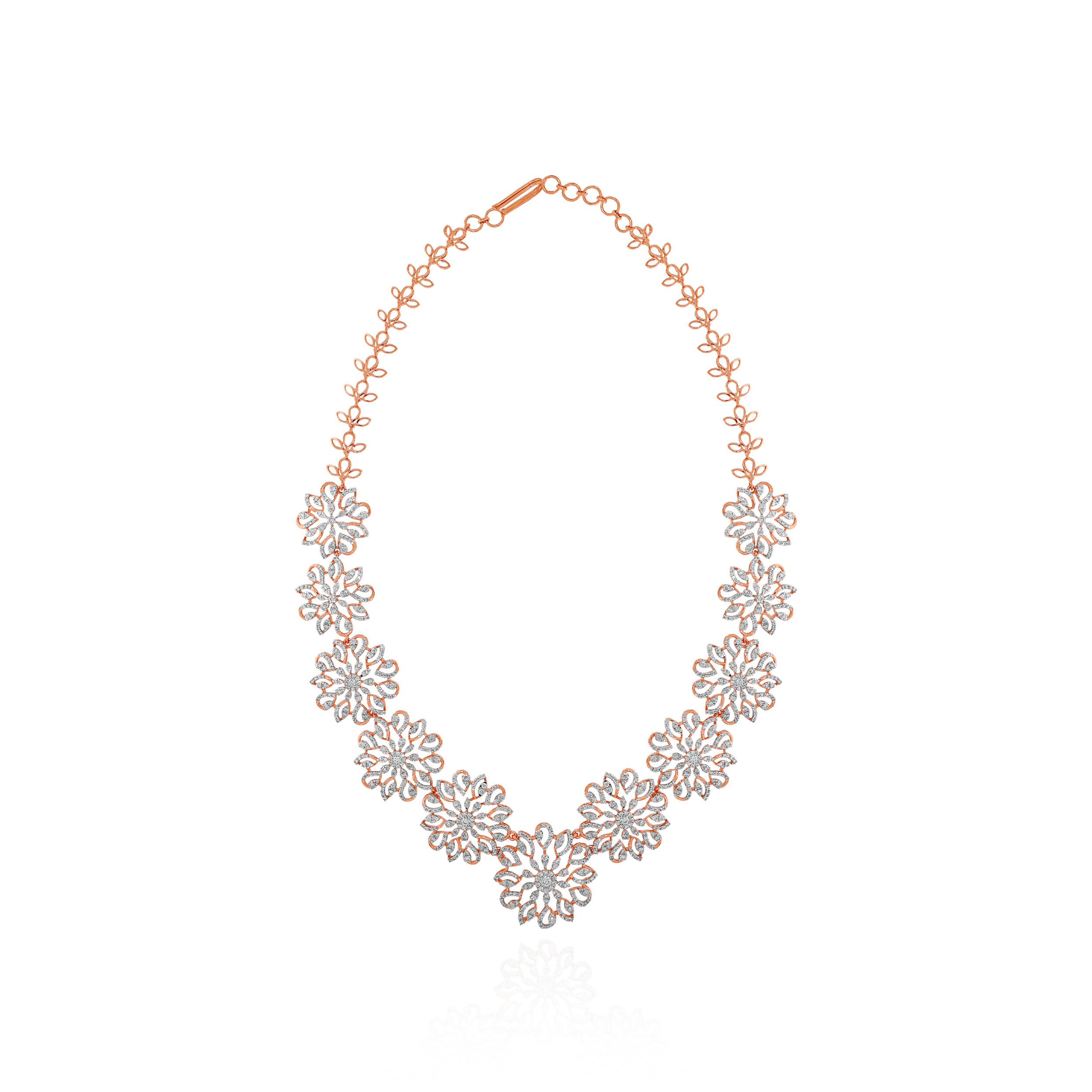Dahlia Éclat Diamond Gold Necklace - Senco Gold and Diamonds