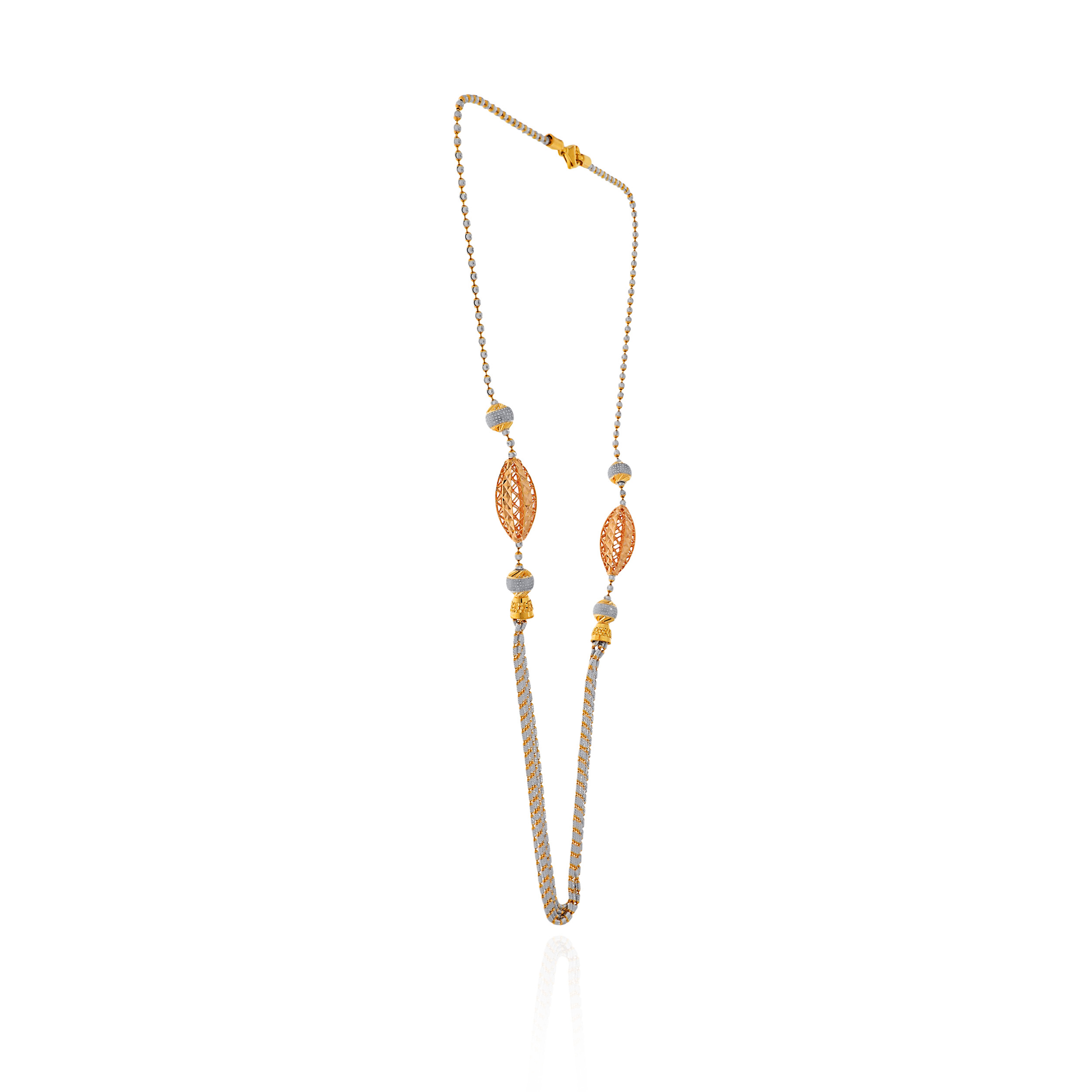Radiant Mirage Multi-Strand Gold Necklace - Senco Gold and Diamonds