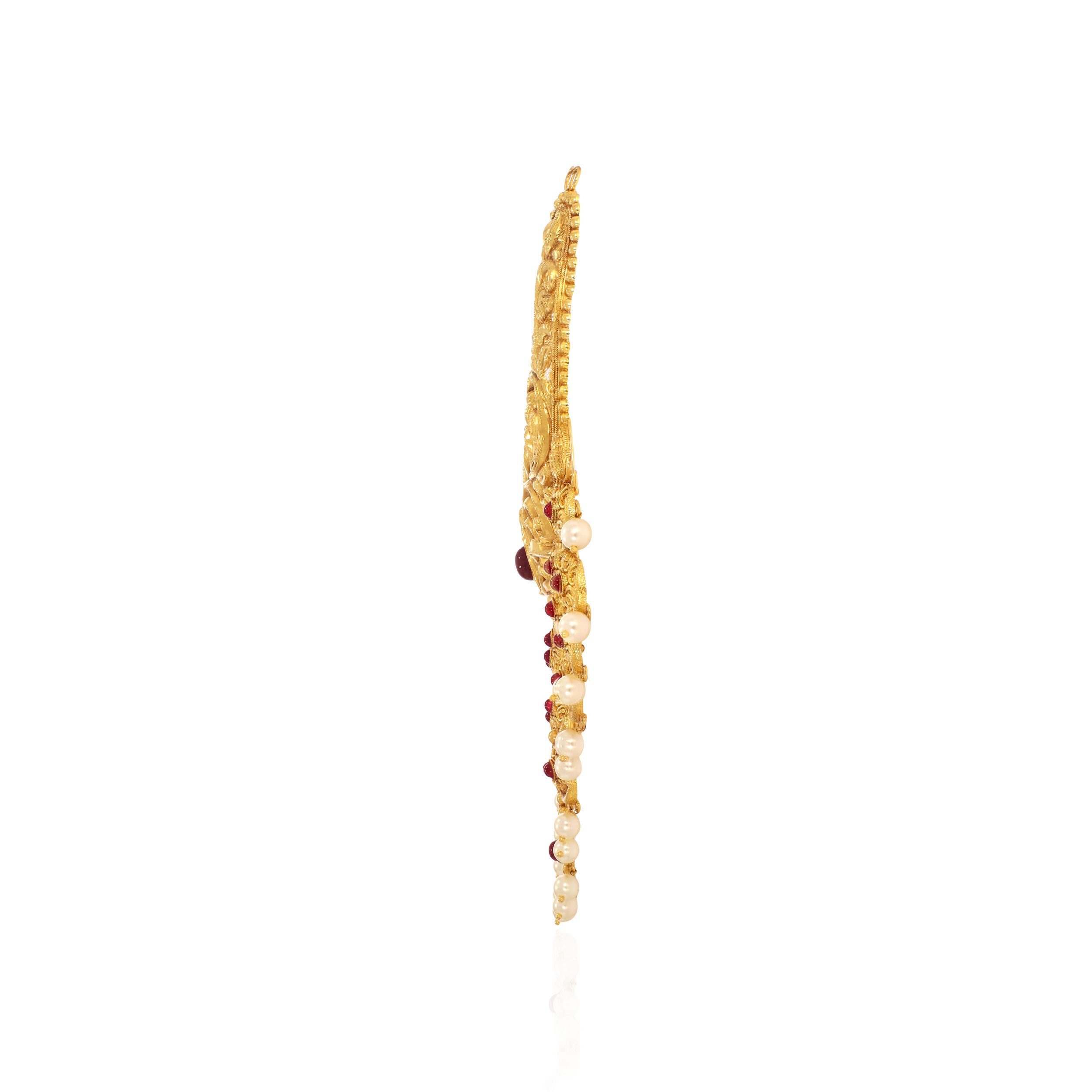 Queen's Grace Antique Gold Necklace - Senco Gold and Diamonds