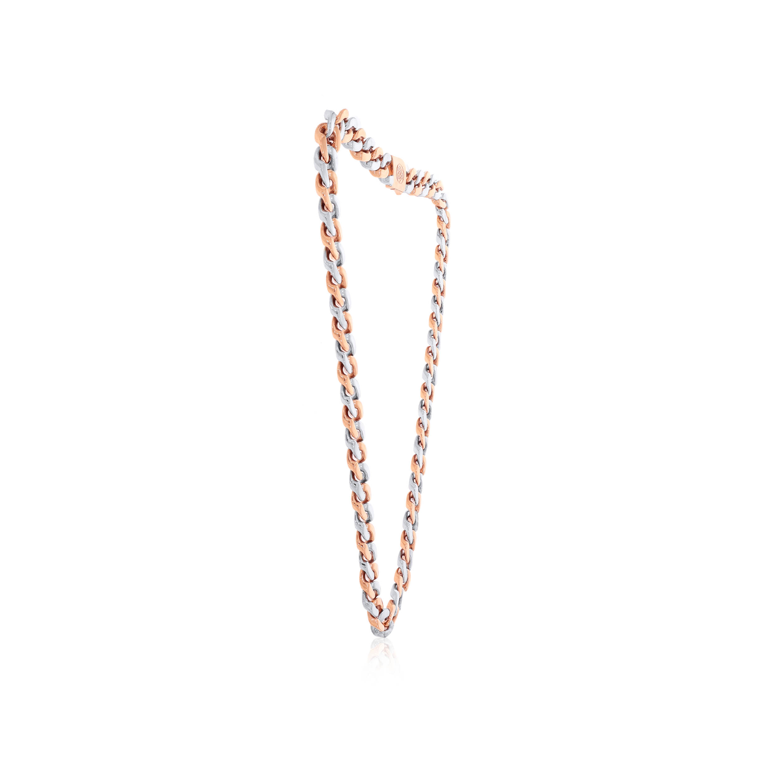 Radiant Twin Men Platinum Chain - Senco Gold and Diamonds