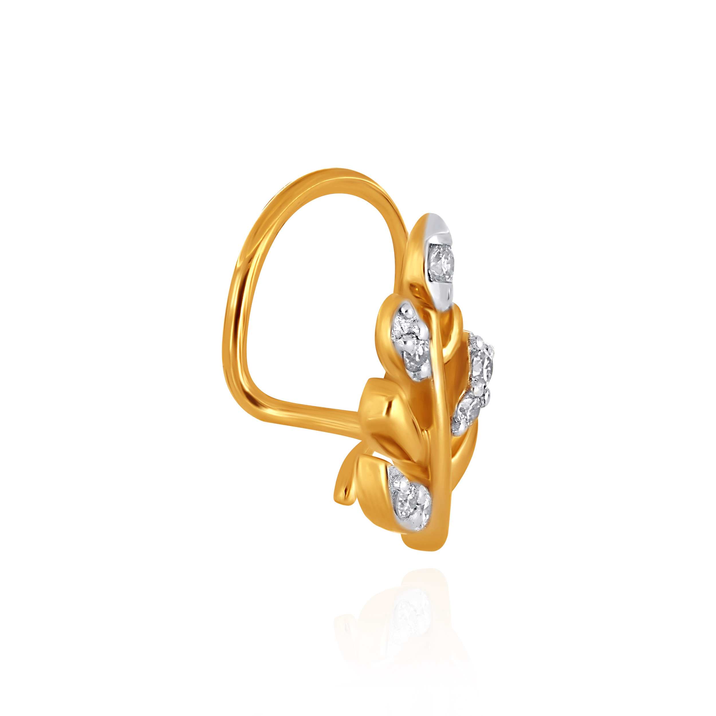 Leaflet Kids' Diamond Earrings - Senco Gold and Diamonds