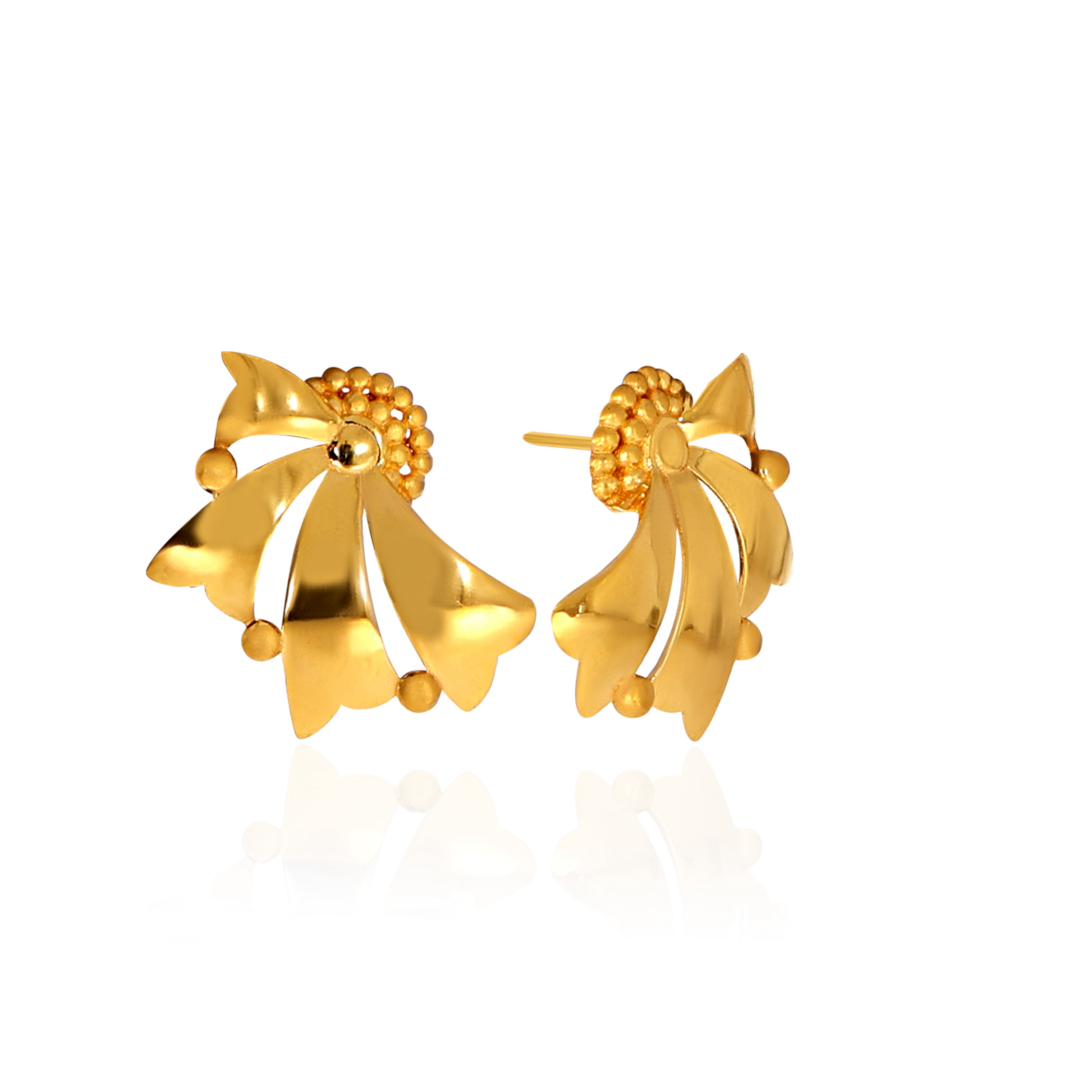 22K Yellow Gold Studs-GP-SAD0005744 - Senco Gold and Diamonds