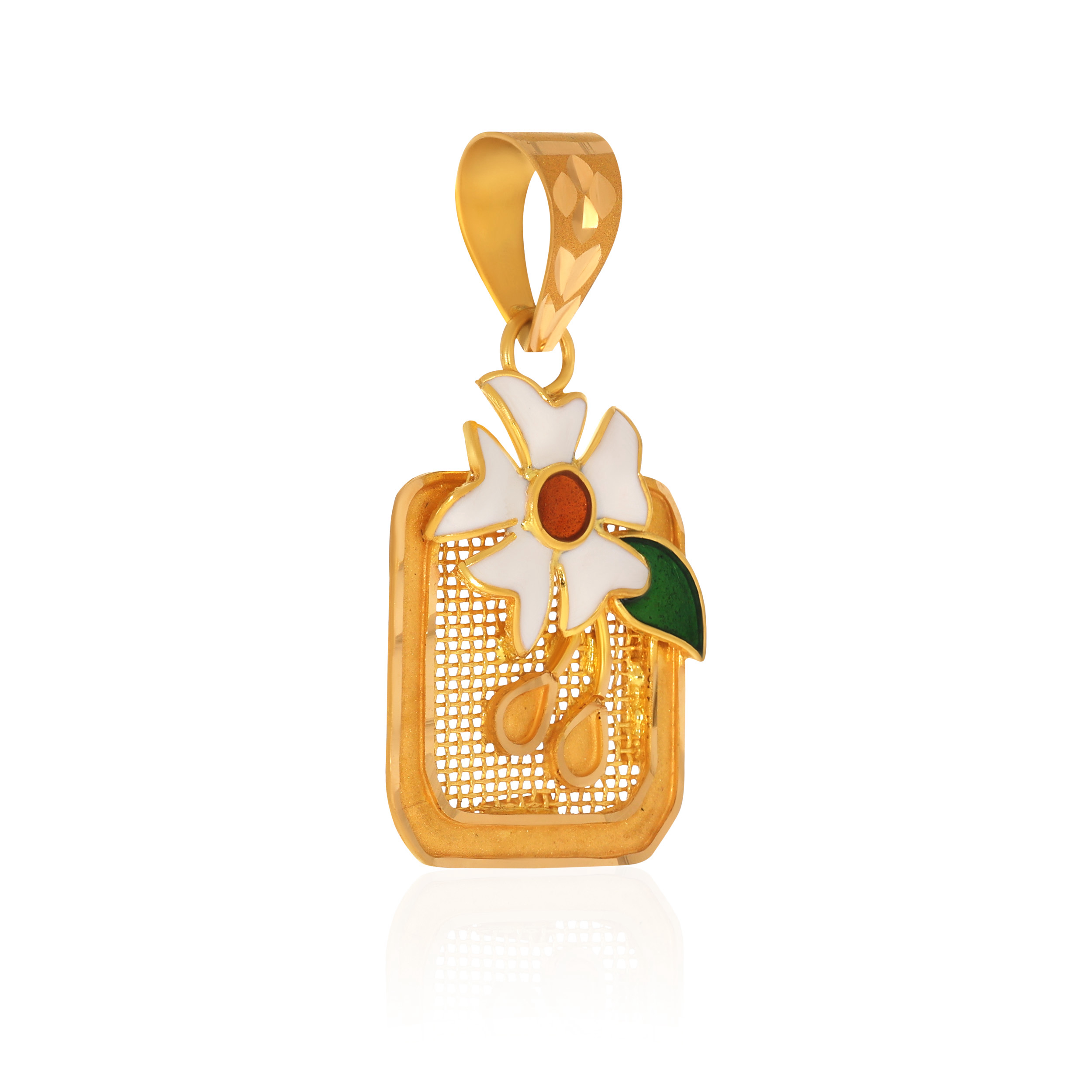 22K Yellow Gold Pendant-GPN-D000783645 - Senco Gold and Diamonds