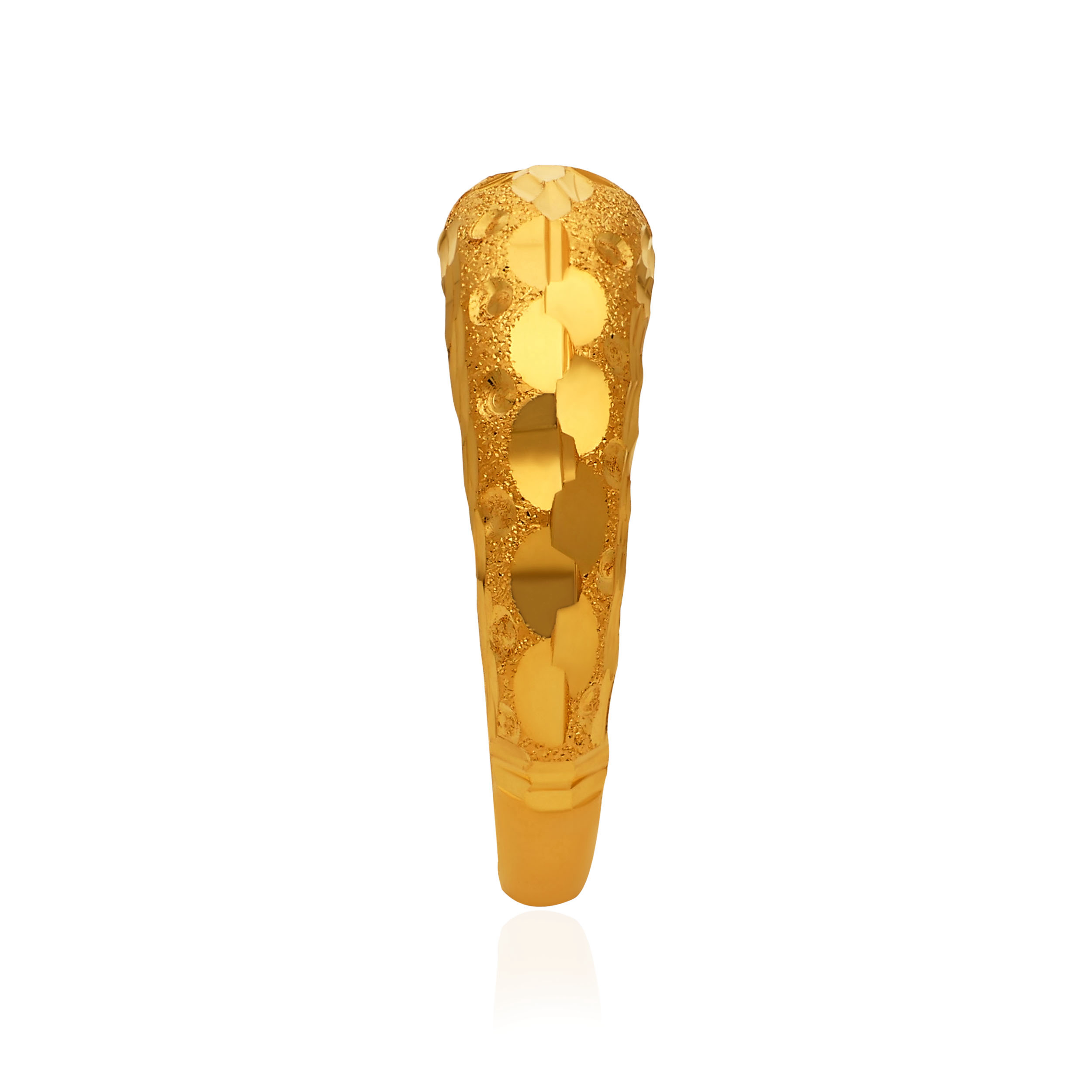 Faceted Bloom Gold Ring - Senco Gold and Diamonds