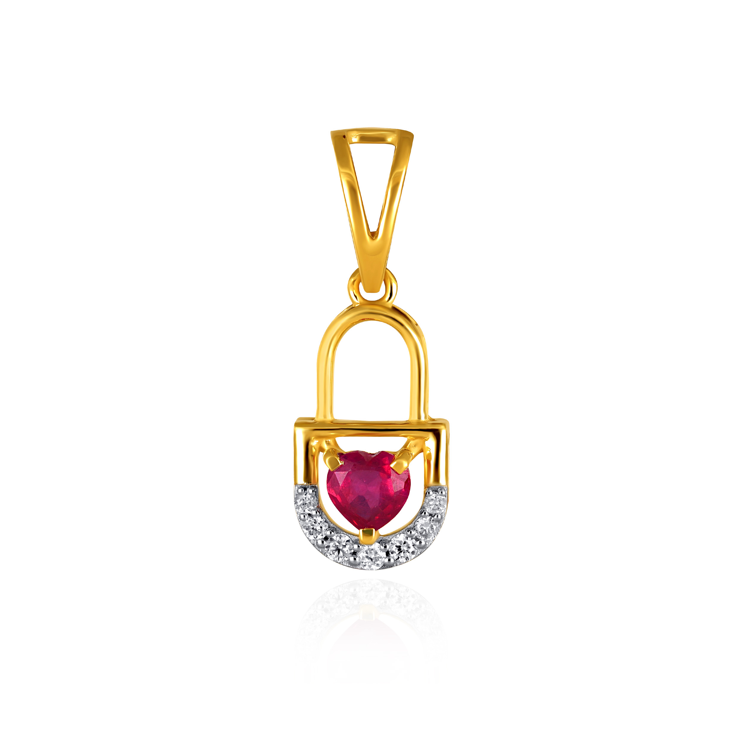 Love Padlock Diamond Pendant - Senco Gold and Diamonds