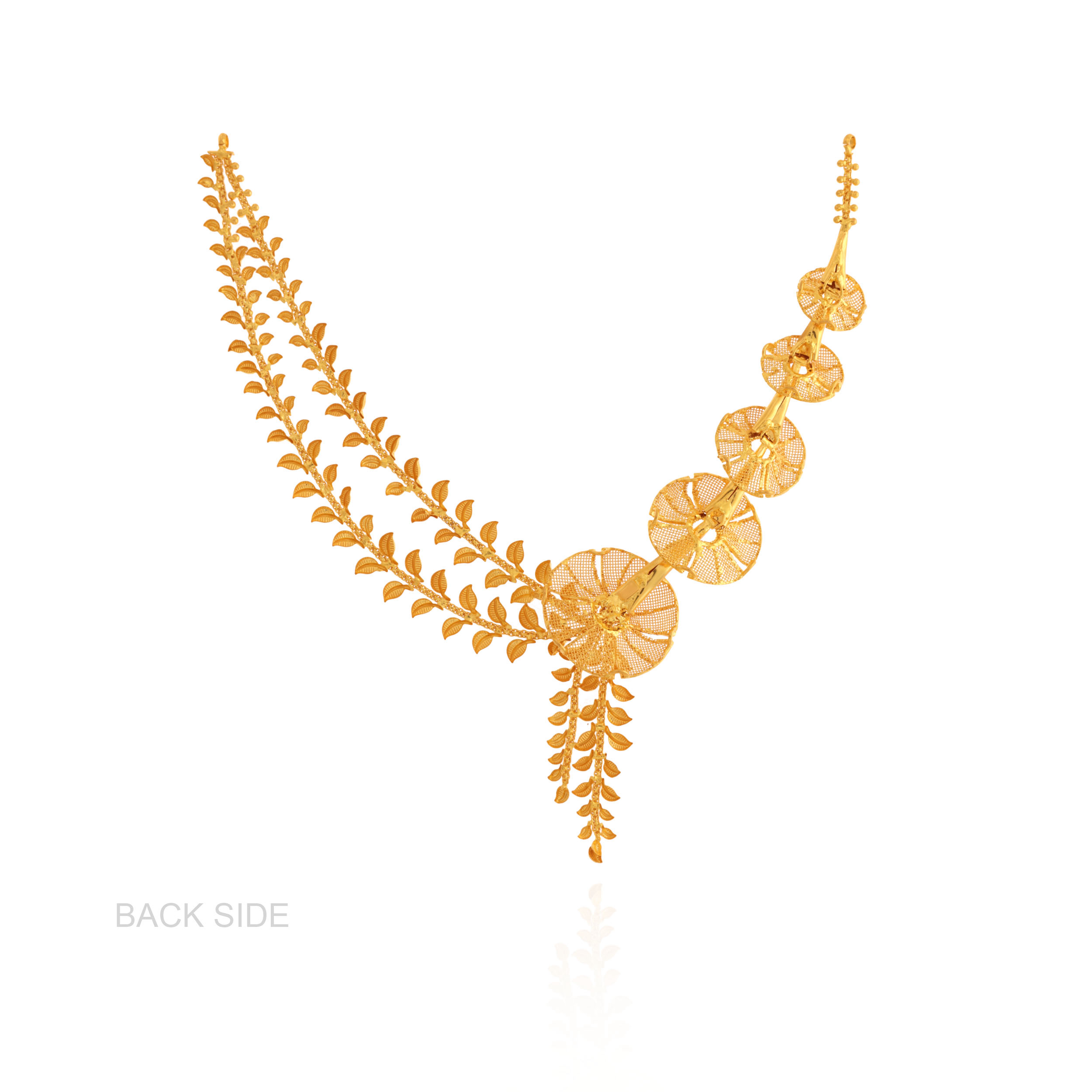 Eternal Bloom Filigree Gold Necklace - Senco Gold and Diamonds