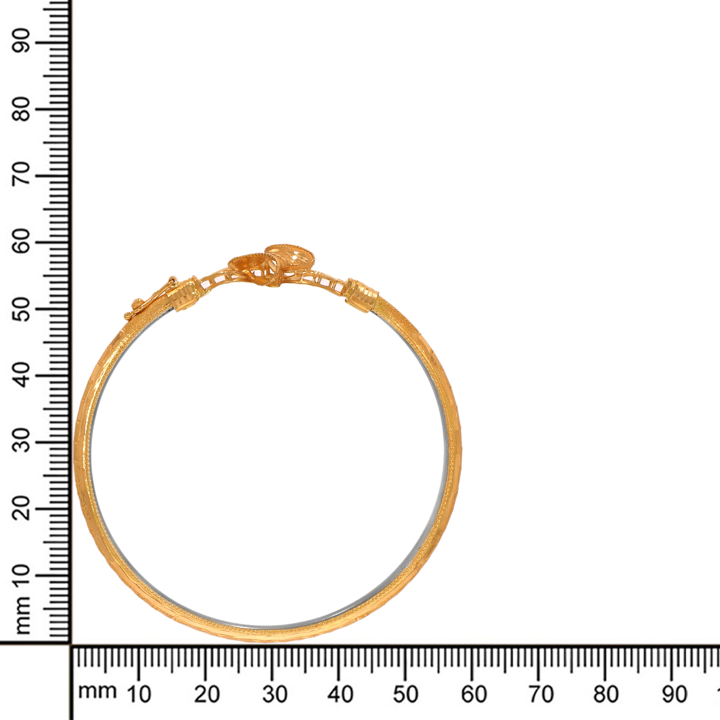 Graceful Knot Gold Noa Bangle - Senco Gold and Diamonds