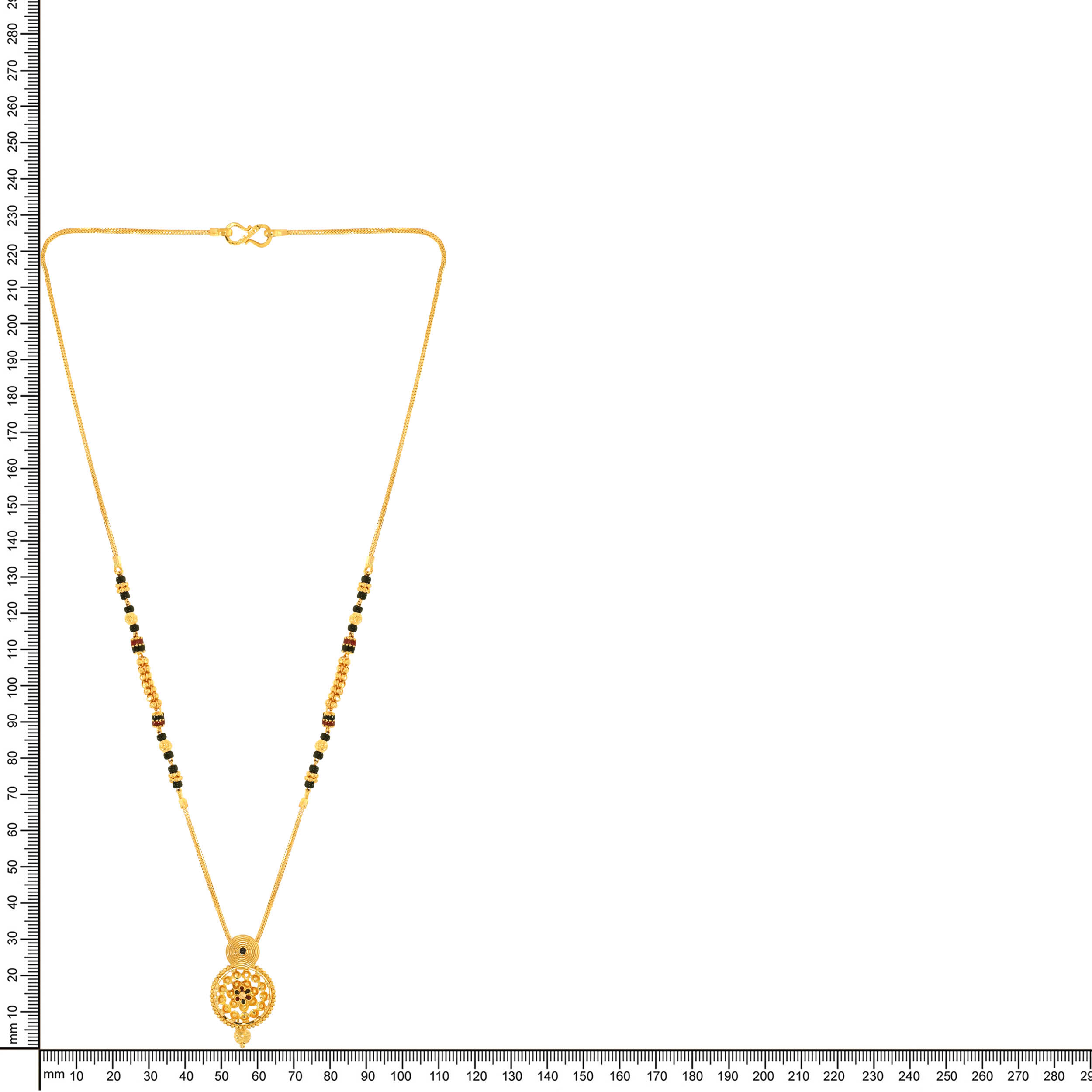 Myriad of Petals Gold Mangalsutra - Senco Gold and Diamonds