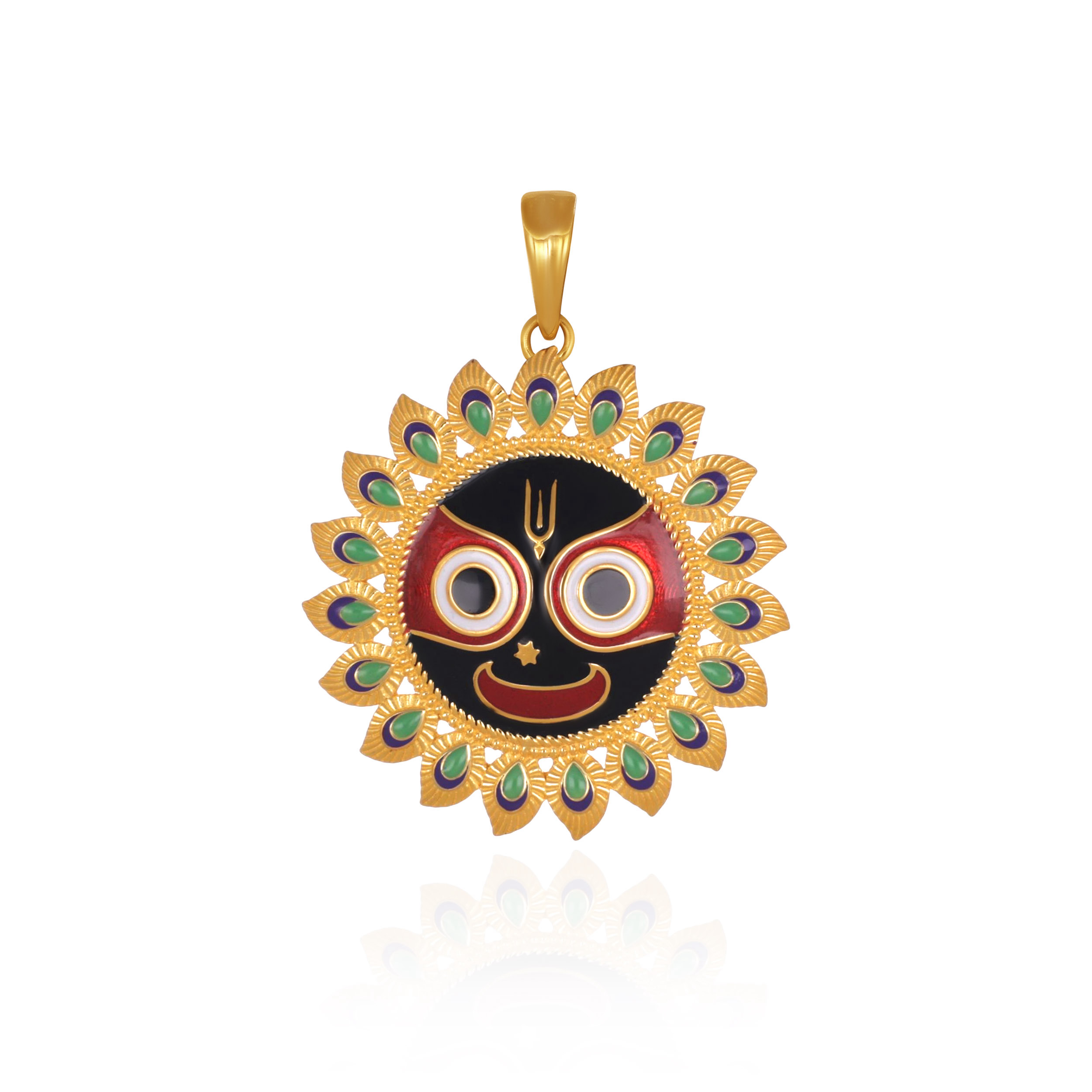 22K Yellow Gold Pendant-GPN-SAD0005709 - Senco Gold and Diamonds