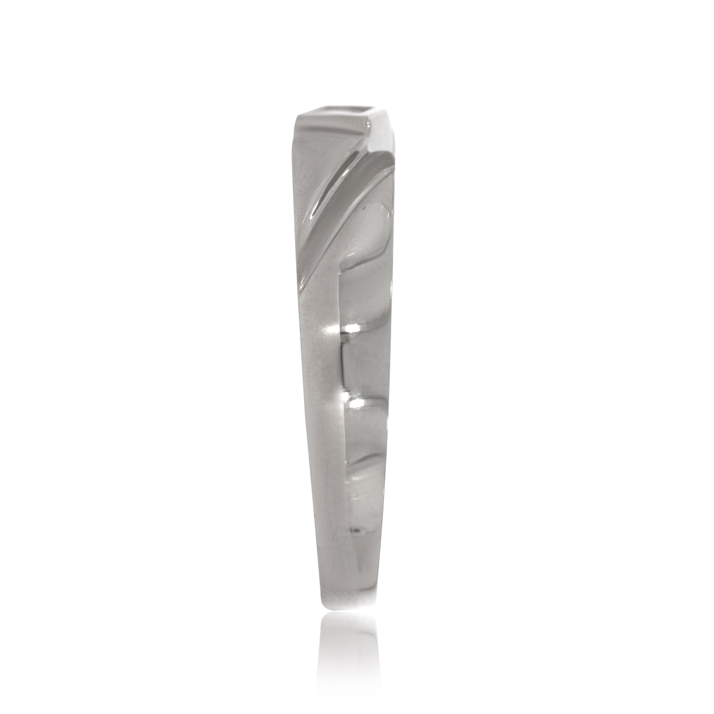 Incredible Unisex Platinum Band Ring - Senco Gold and Diamonds
