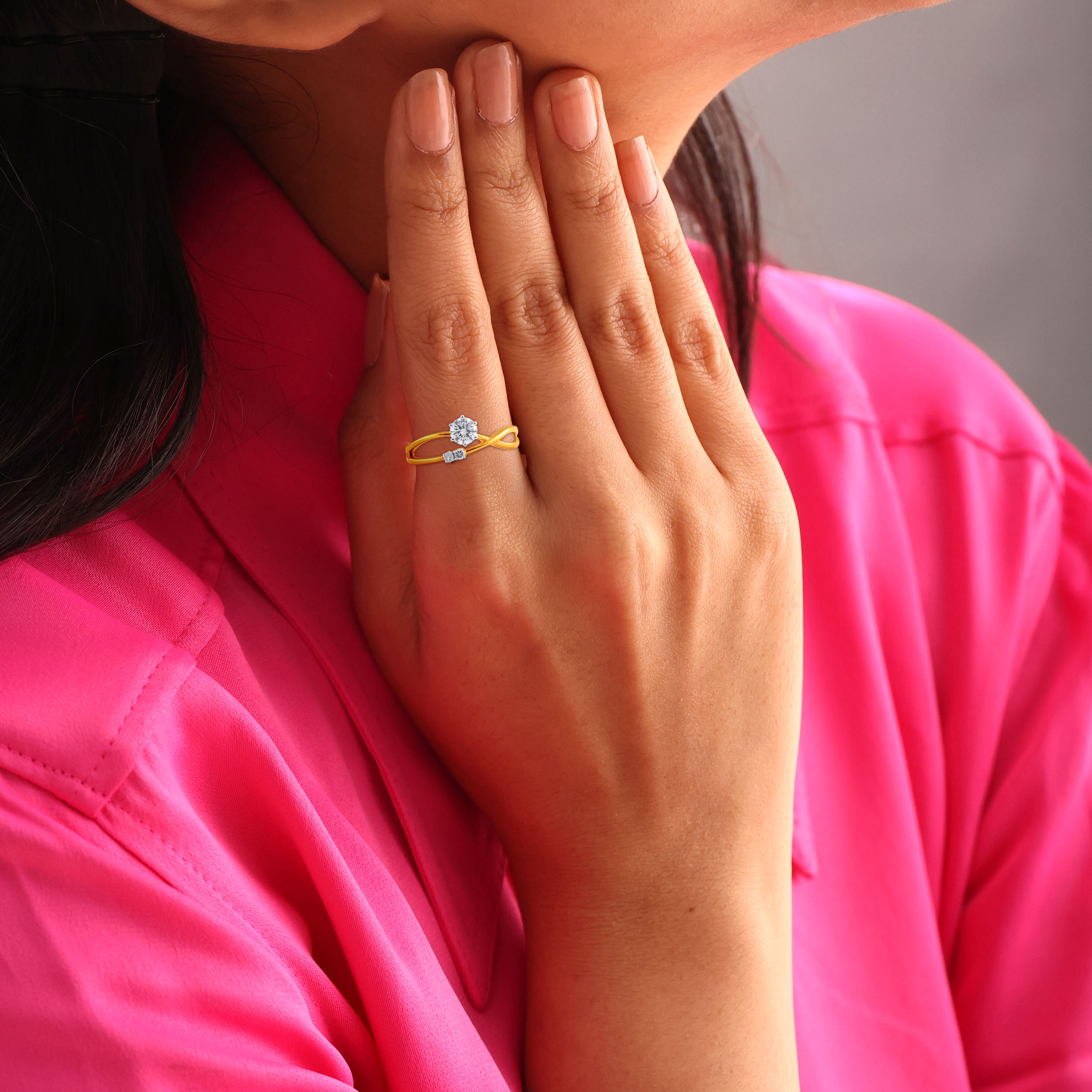 Sophisticated Glow Diamond Ring - Senco Gold and Diamonds