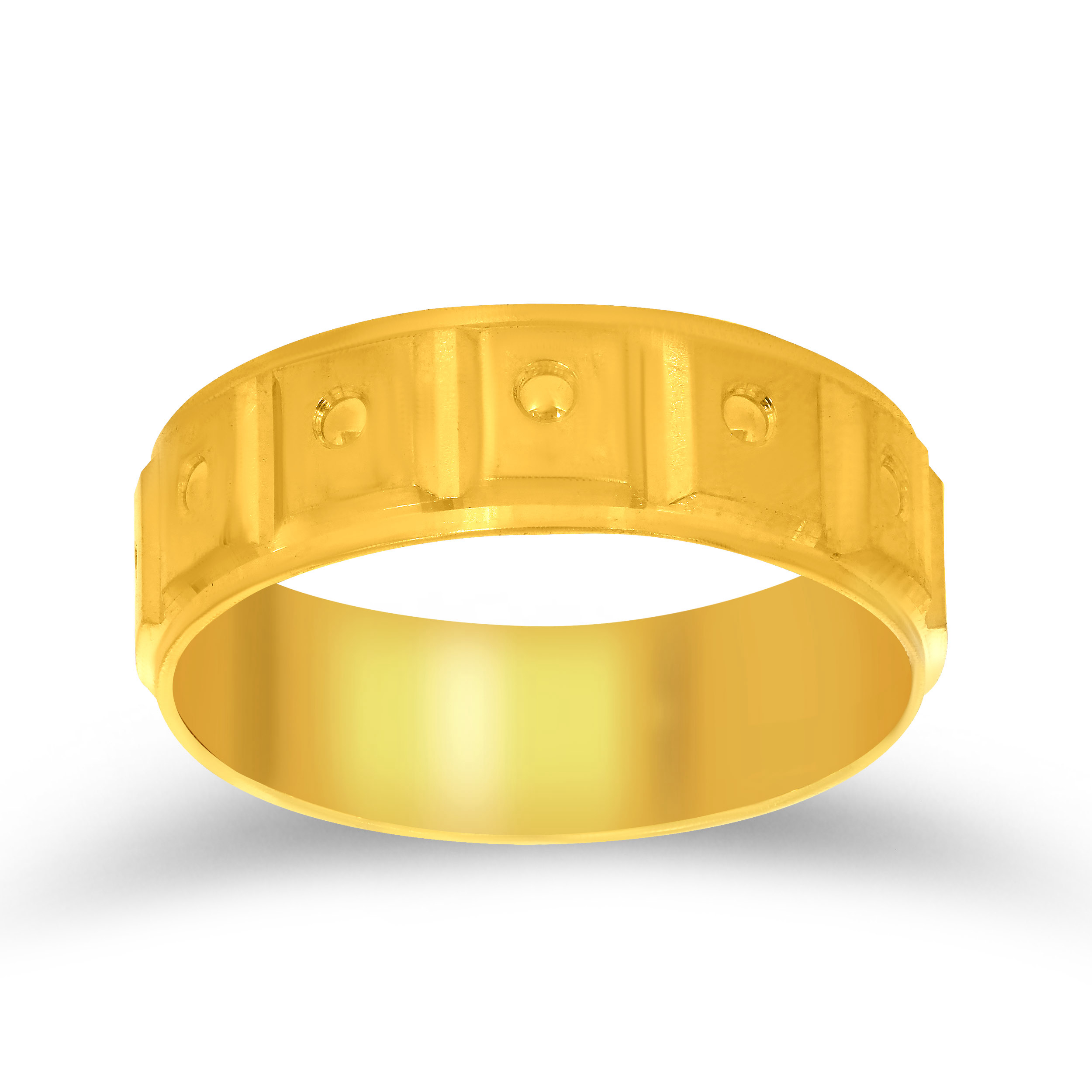 The Minimal Craft Men's Gold Band Ring - Senco Gold and Diamonds