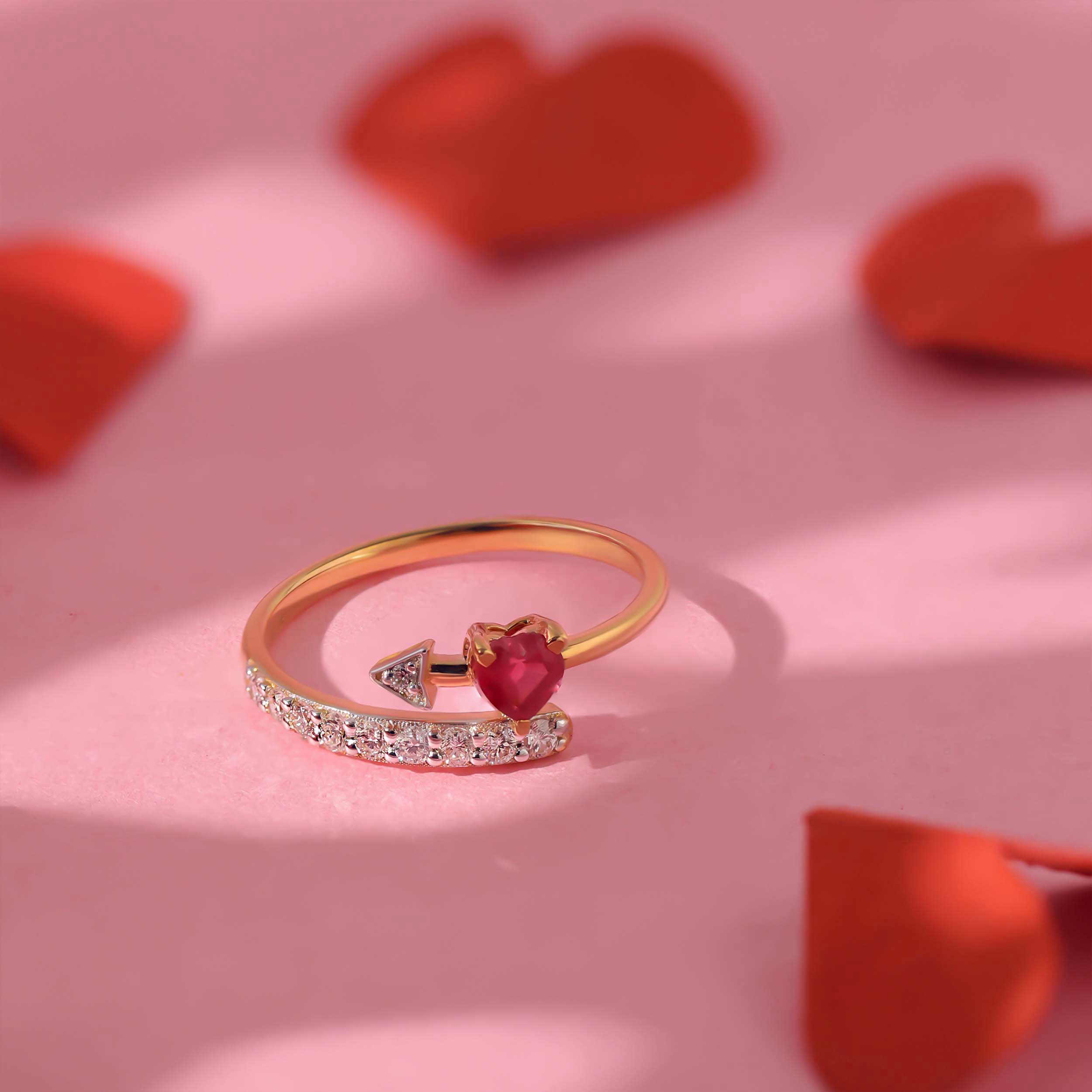 Cupid's Arrow Diamond Ring - Senco Gold and Diamonds