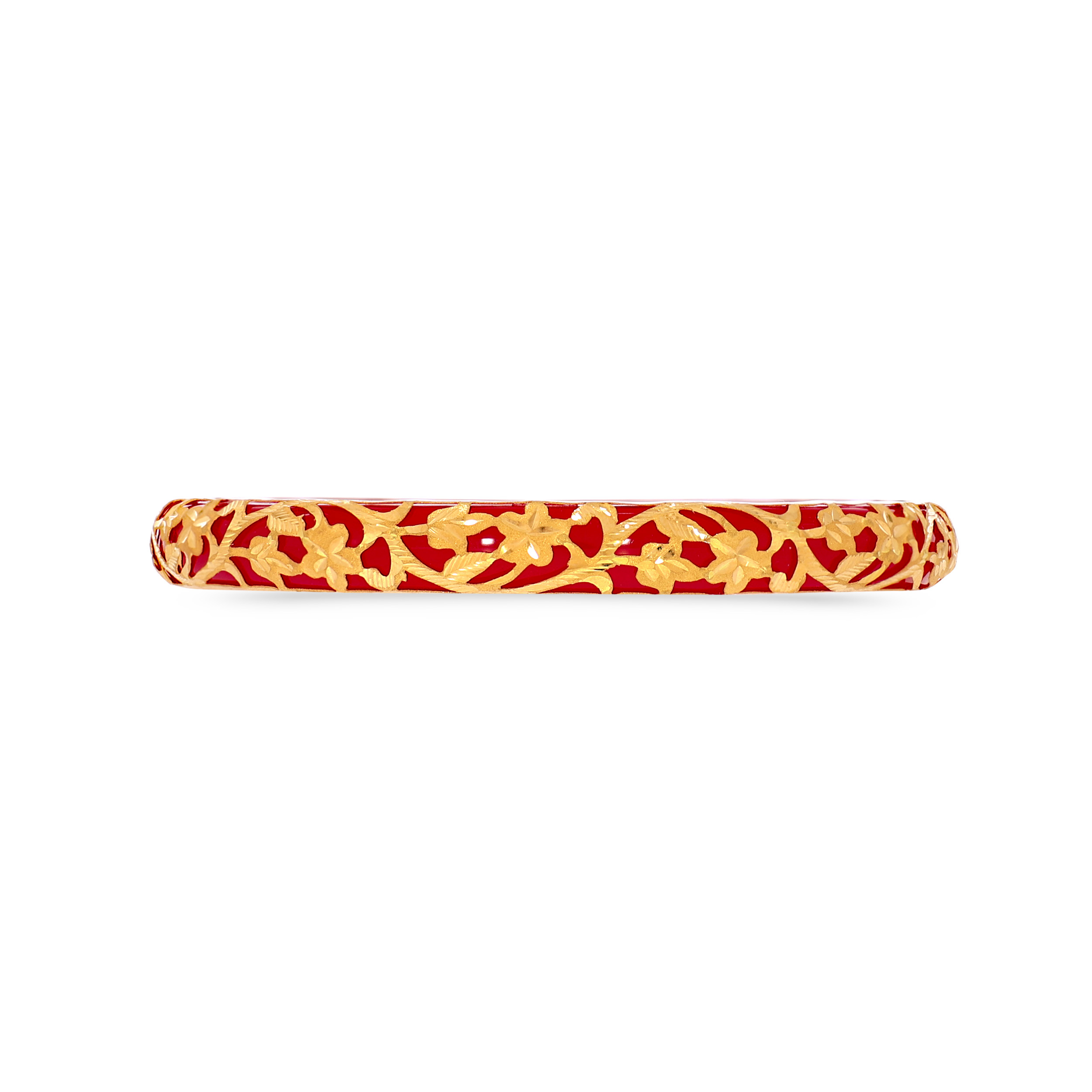 22K Yellow Gold Gold Pola Bangle-GPB-D000467021 - Senco Gold and Diamonds