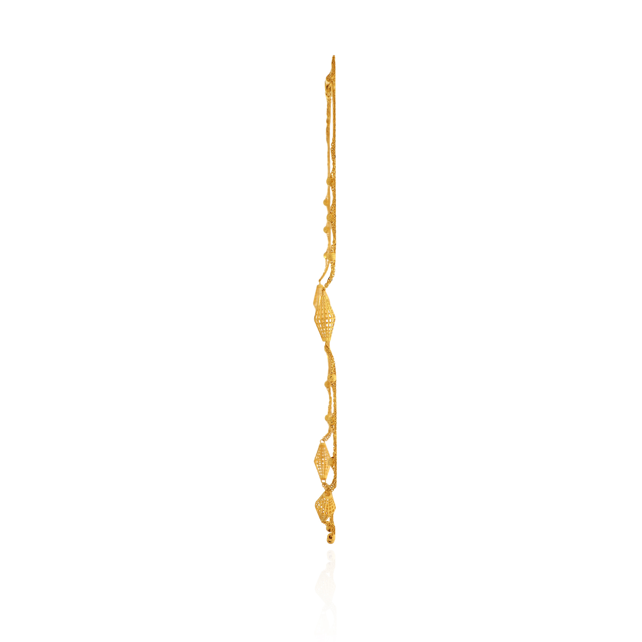 Graceful Gleam Multi-Strand Gold Chain - Senco Gold and Diamonds
