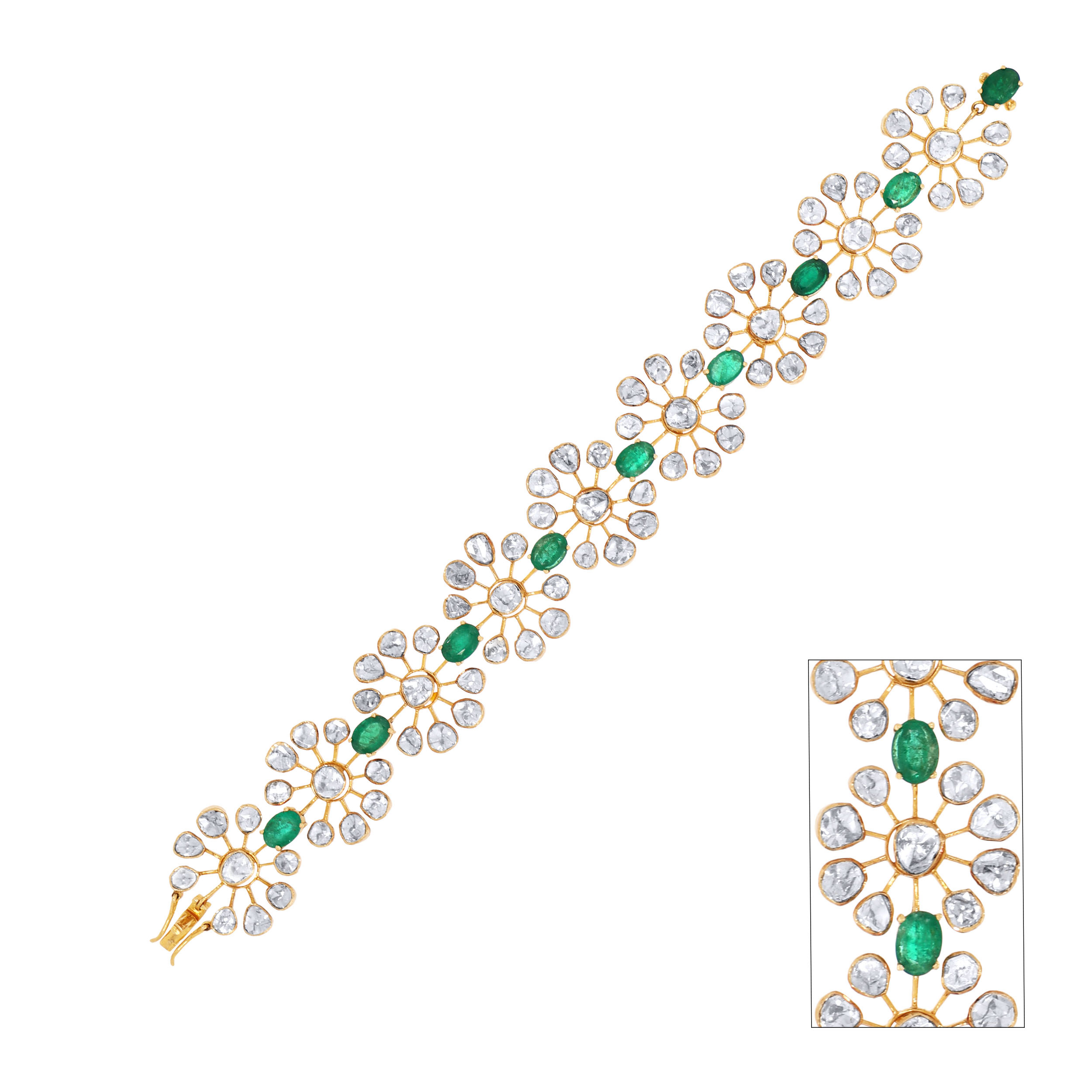 18K Yellow Gold Diamond Bracelet-DBR-D000618931 - Senco Gold and Diamonds