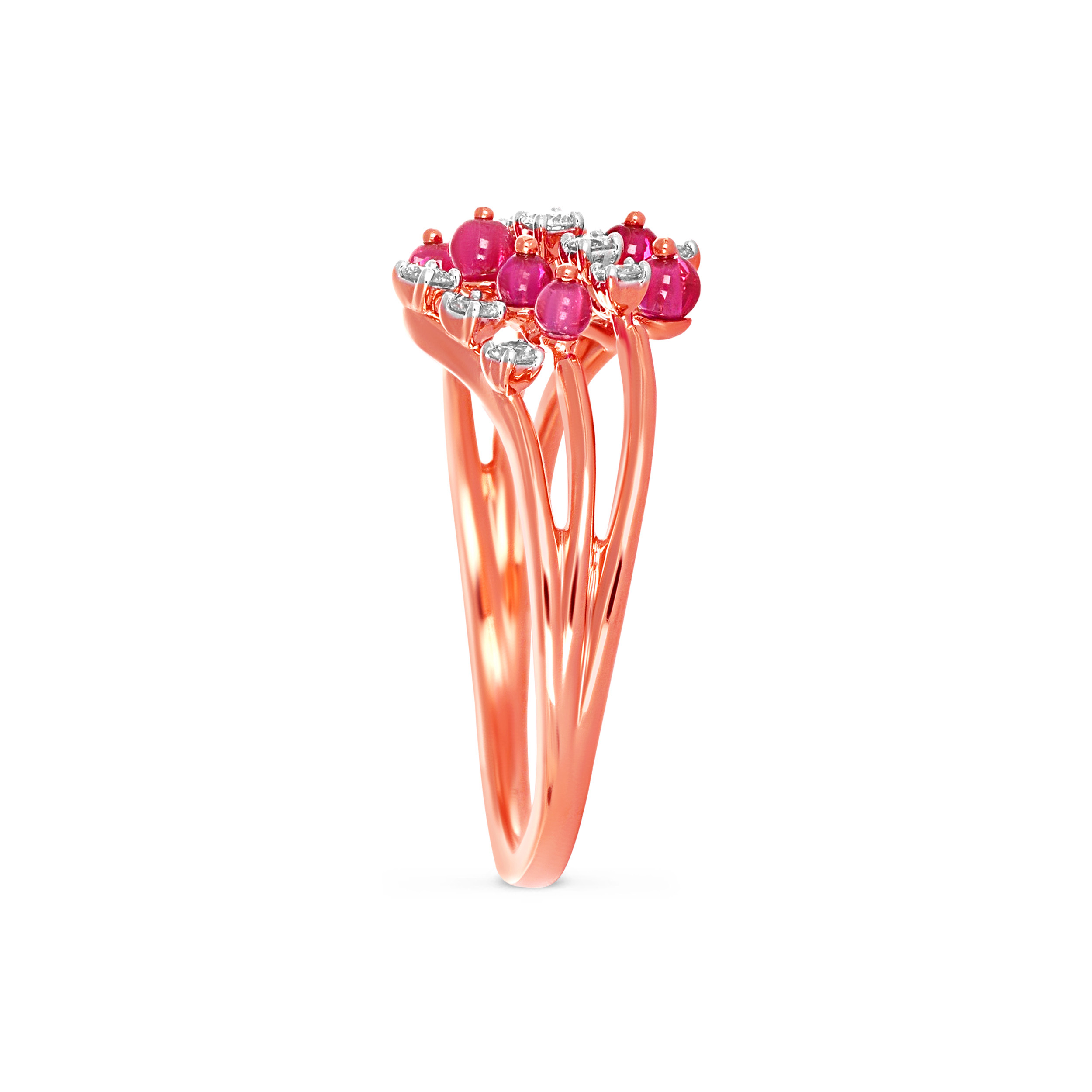 Interwoven Berry Blossom Diamond Ring - Senco Gold and Diamonds
