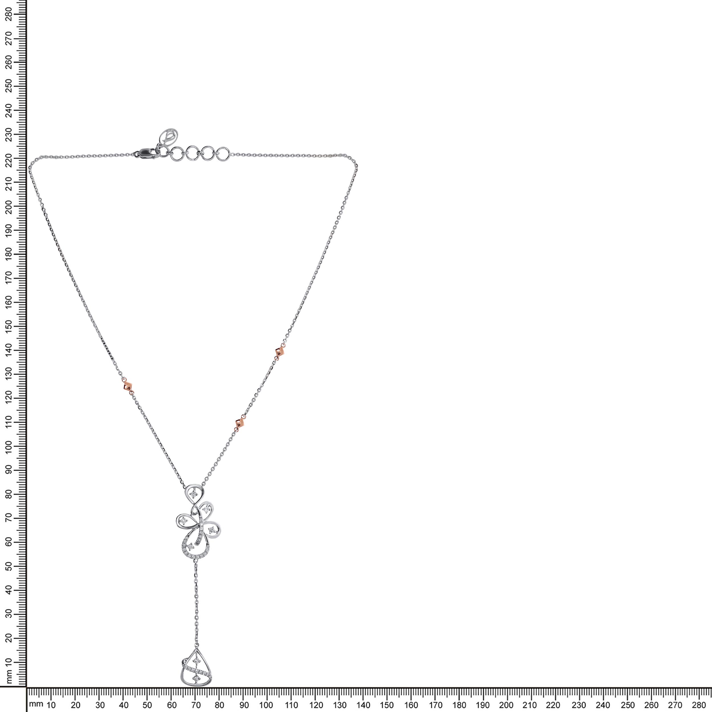 Evolving Butterfly Platinum Chain Pendant - Senco Gold and Diamonds