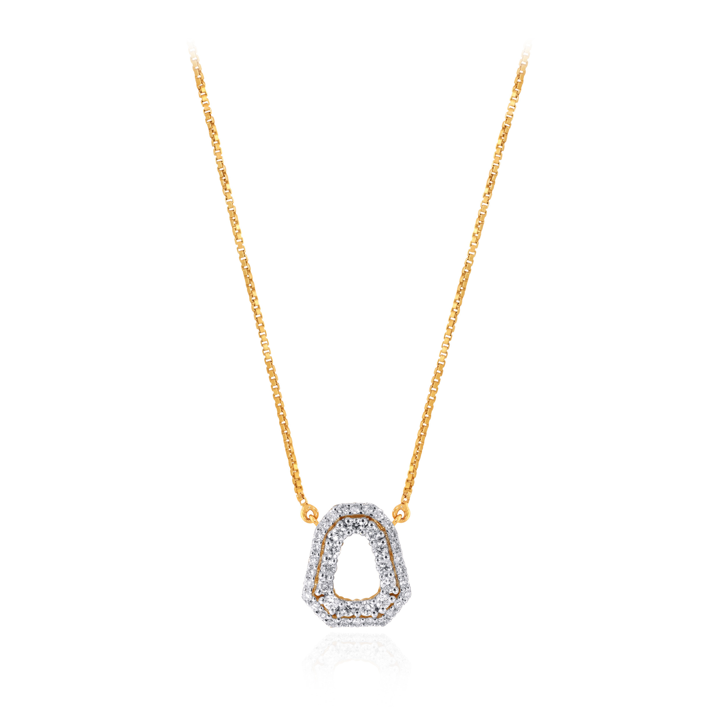 Luminous Gleam Diamond Chain Pendant - Senco Gold and Diamonds