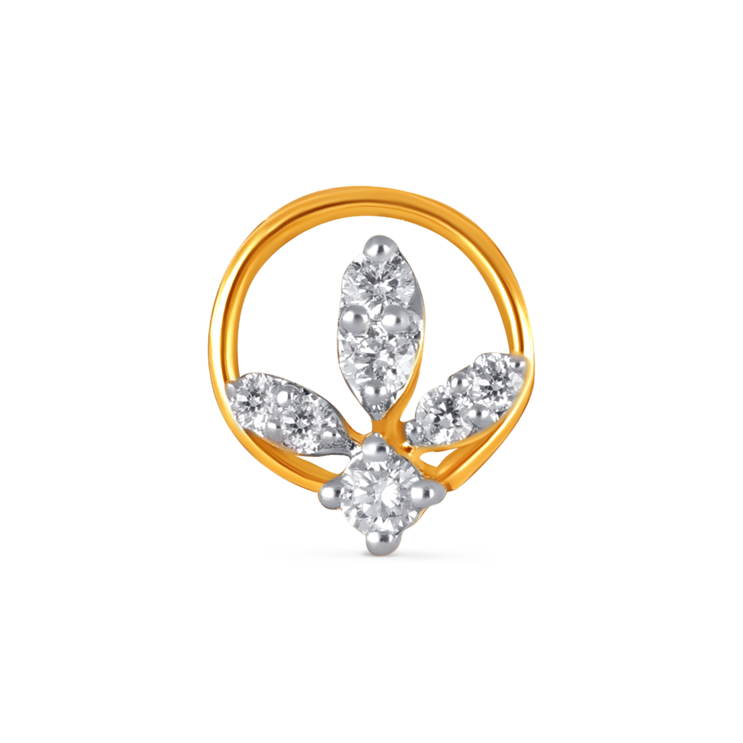 Solstice Spark Diamond Nose Pin - Senco Gold and Diamonds