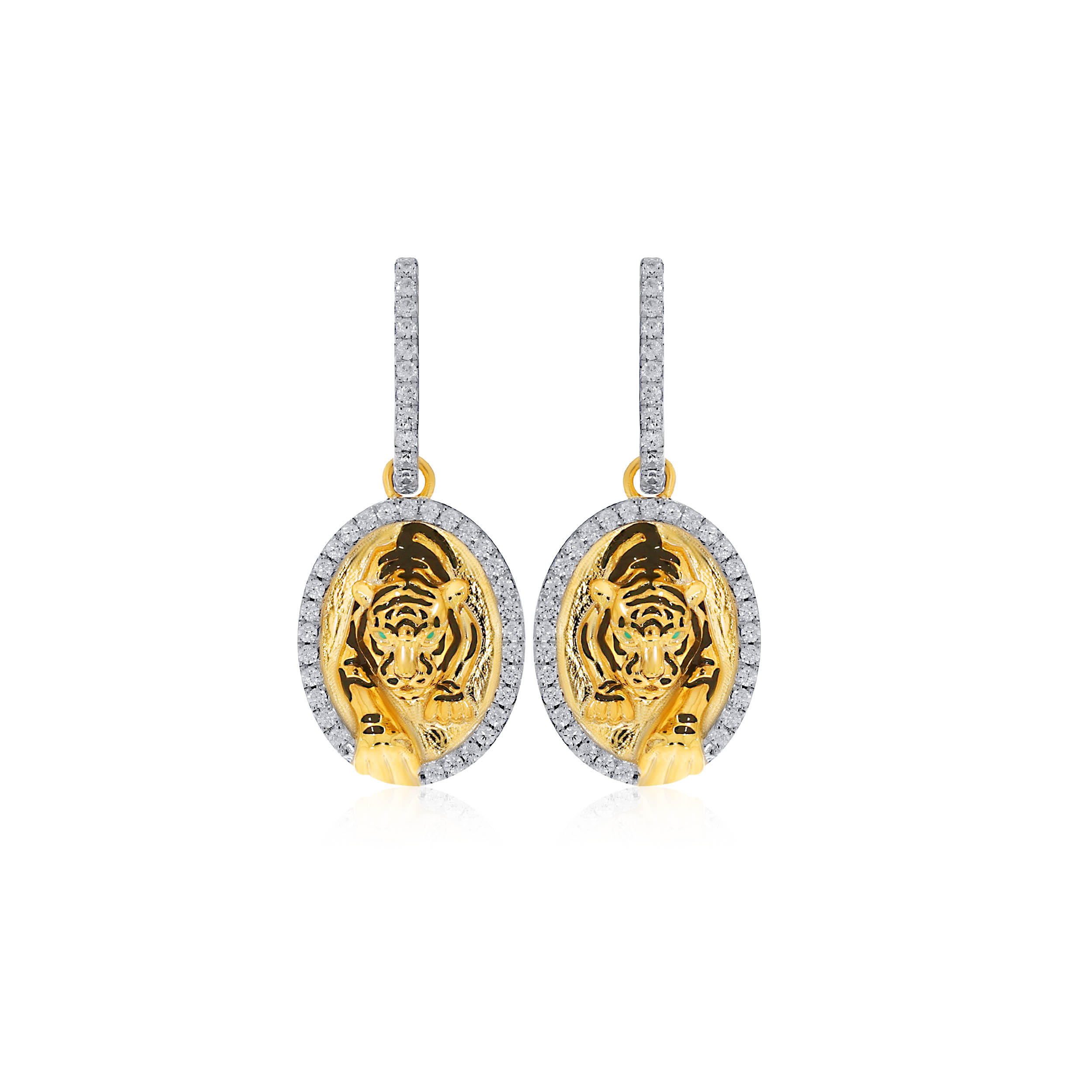 Vigorous Stroll Diamond Drop Earrings - Senco Gold and Diamonds