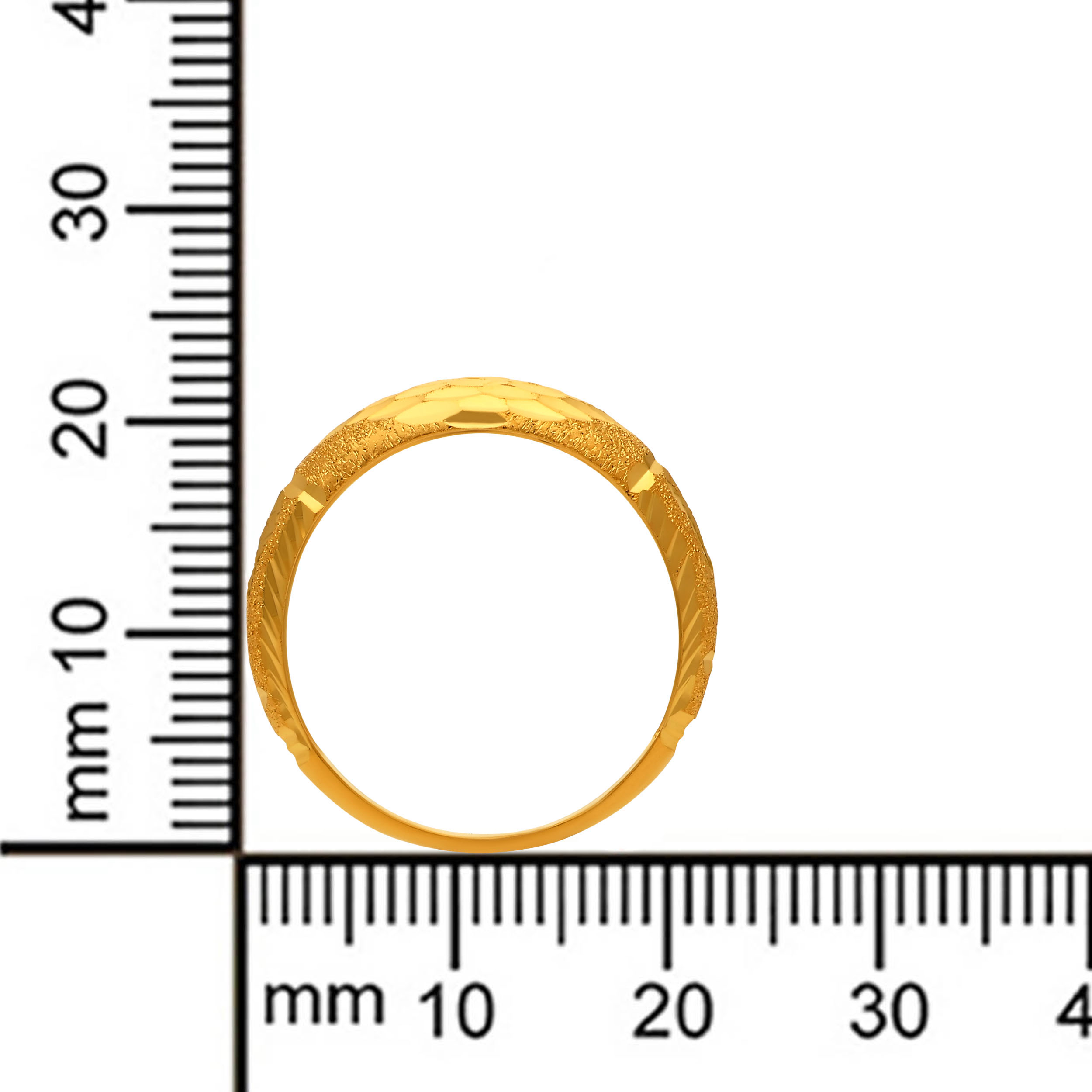 Opuline Facet Gold Ring - Senco Gold and Diamonds