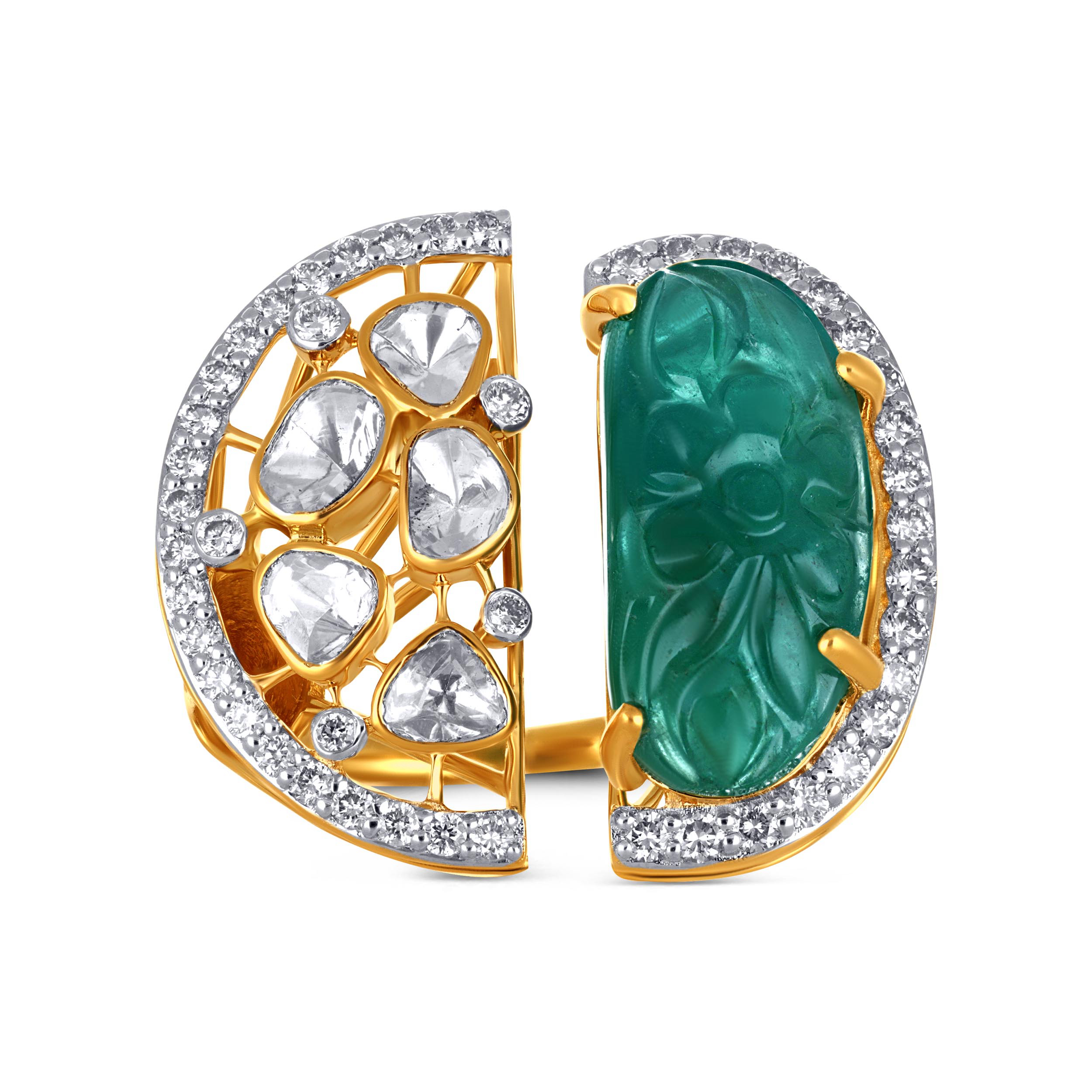 Vintage Majesty Polki Diamond Ring alternate view 1