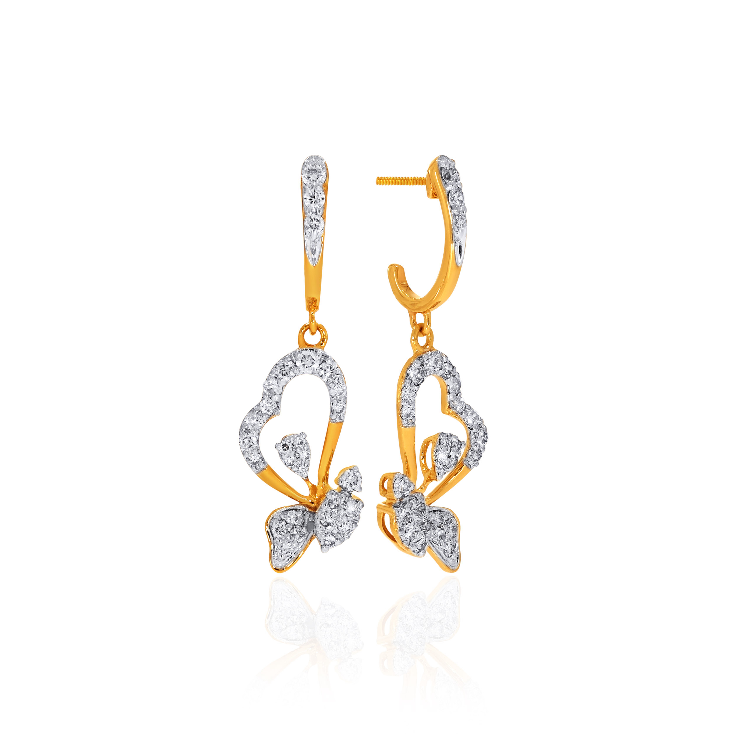 Aspirational Diamond Drop Earrings - Senco Gold and Diamonds