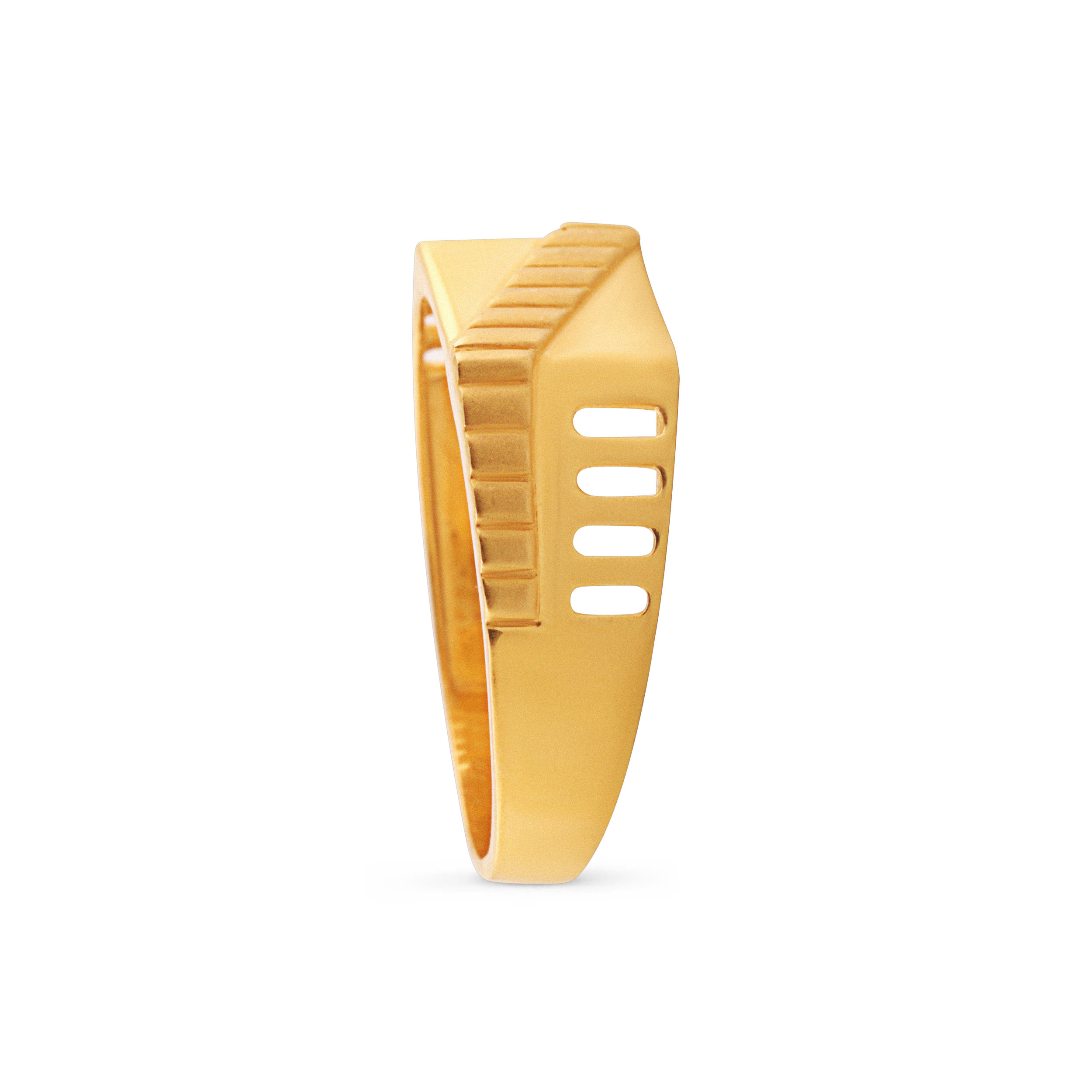 Modern Luxe Men's Gold Ring - Senco Gold and Diamonds