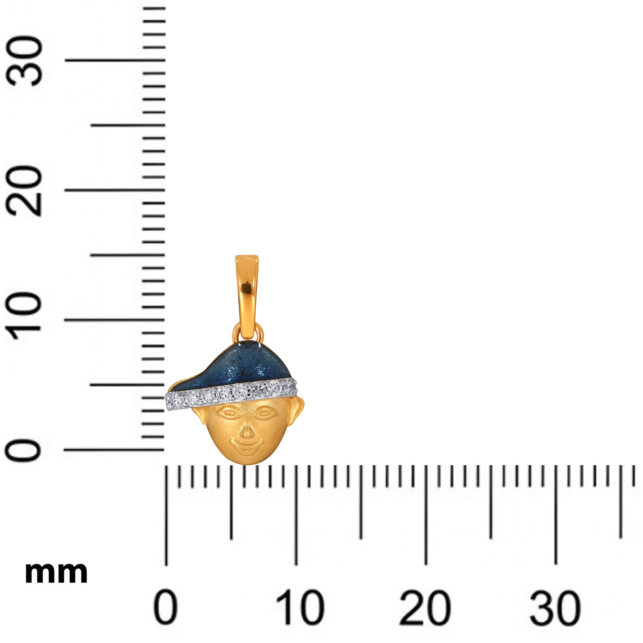 14K Yellow Gold Kids Diamond Pendant-DPN-D000790393 - Senco Gold and Diamonds