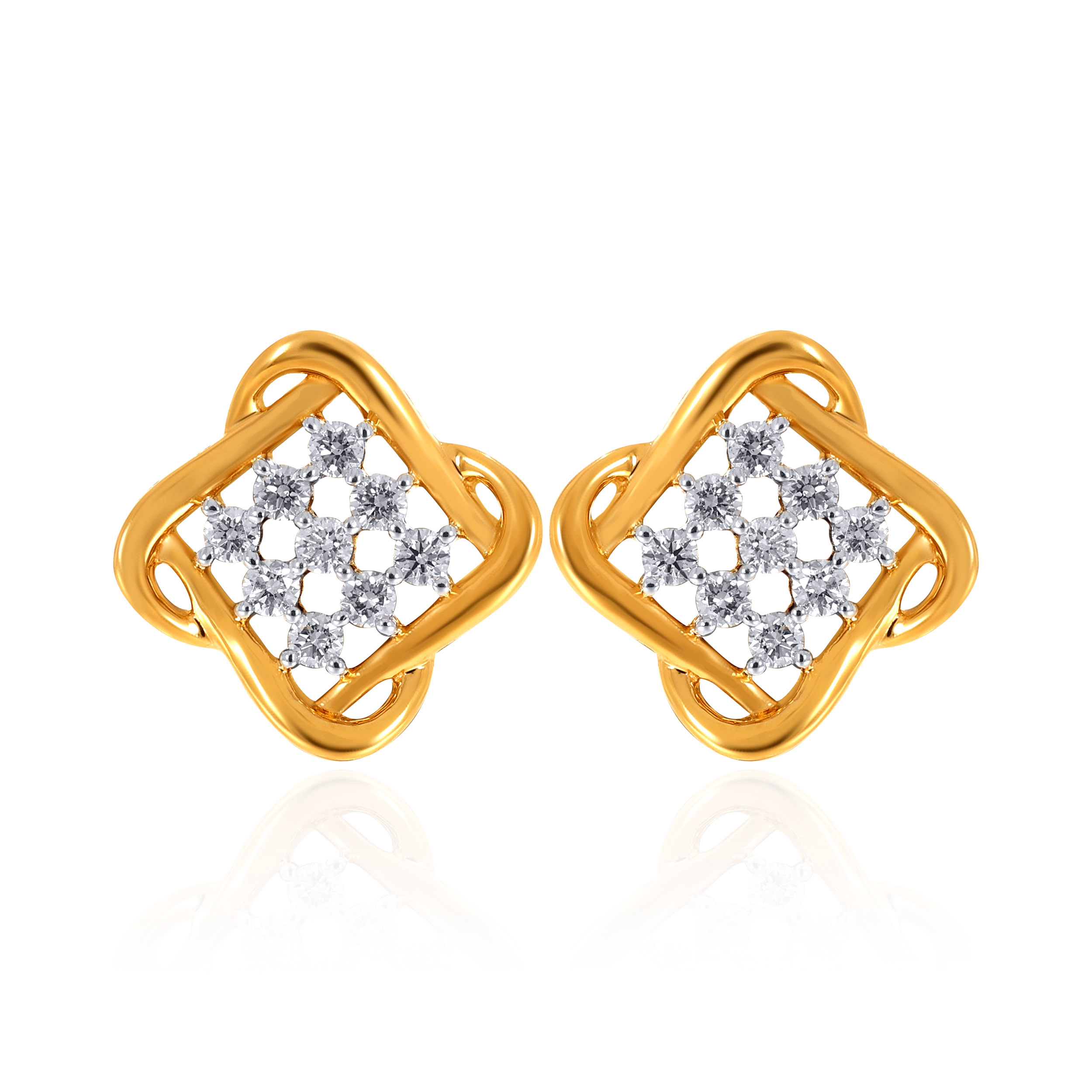 Radiant Brilliance Diamond Studs - Senco Gold and Diamonds