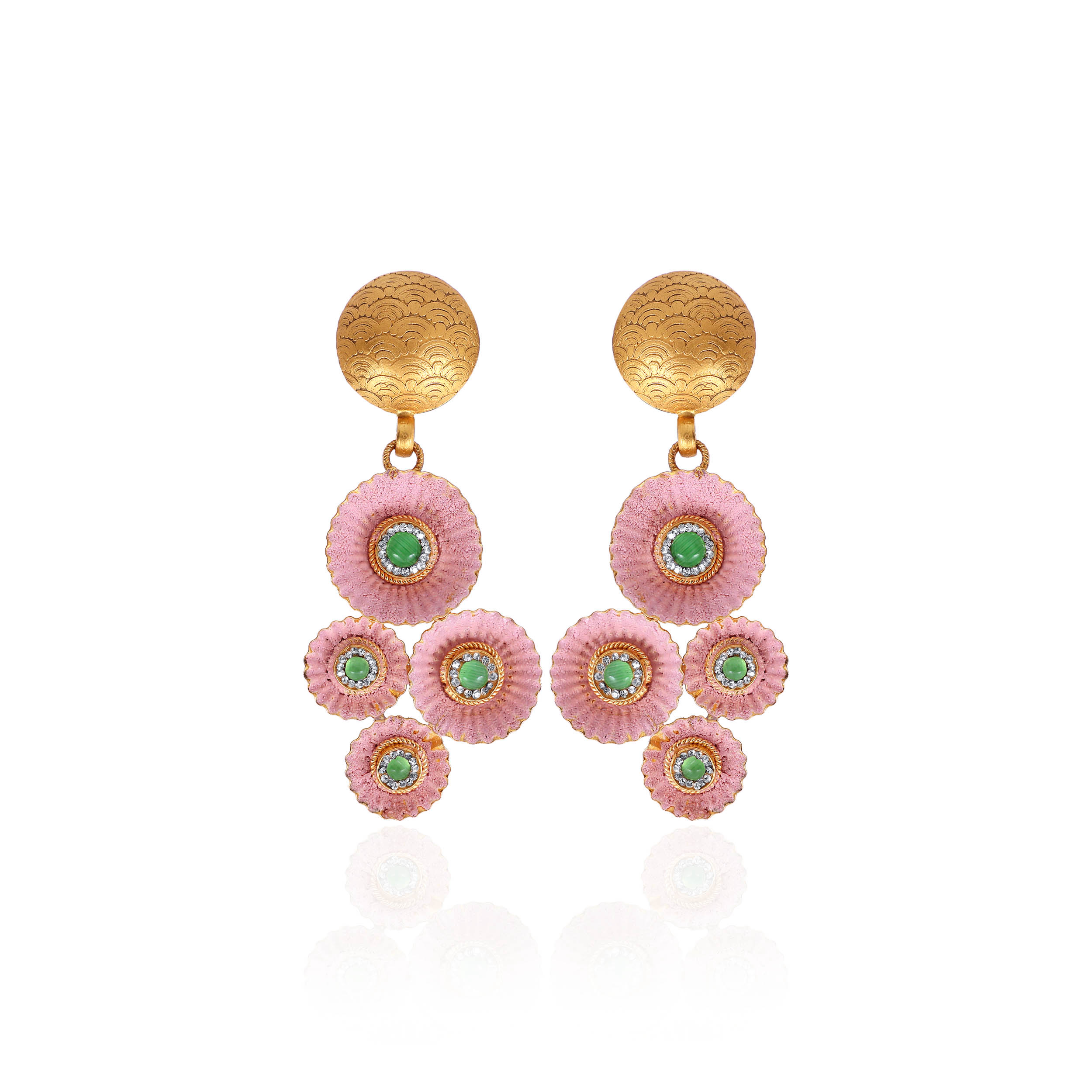 22K Yellow Gold Earrings-GPGN-D000760633 - Senco Gold and Diamonds