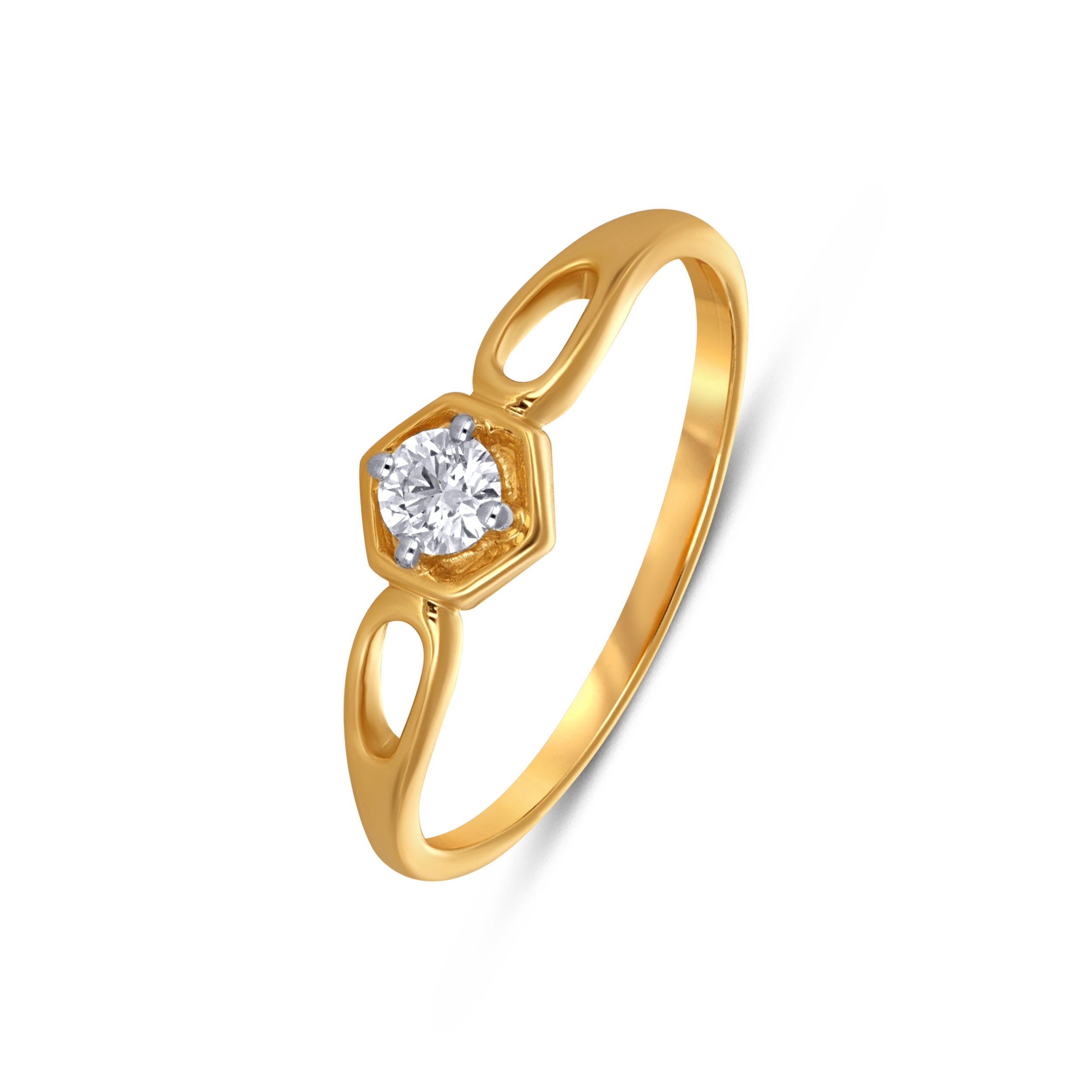 Hexa Artistic Diamond Ring - Senco Gold and Diamonds