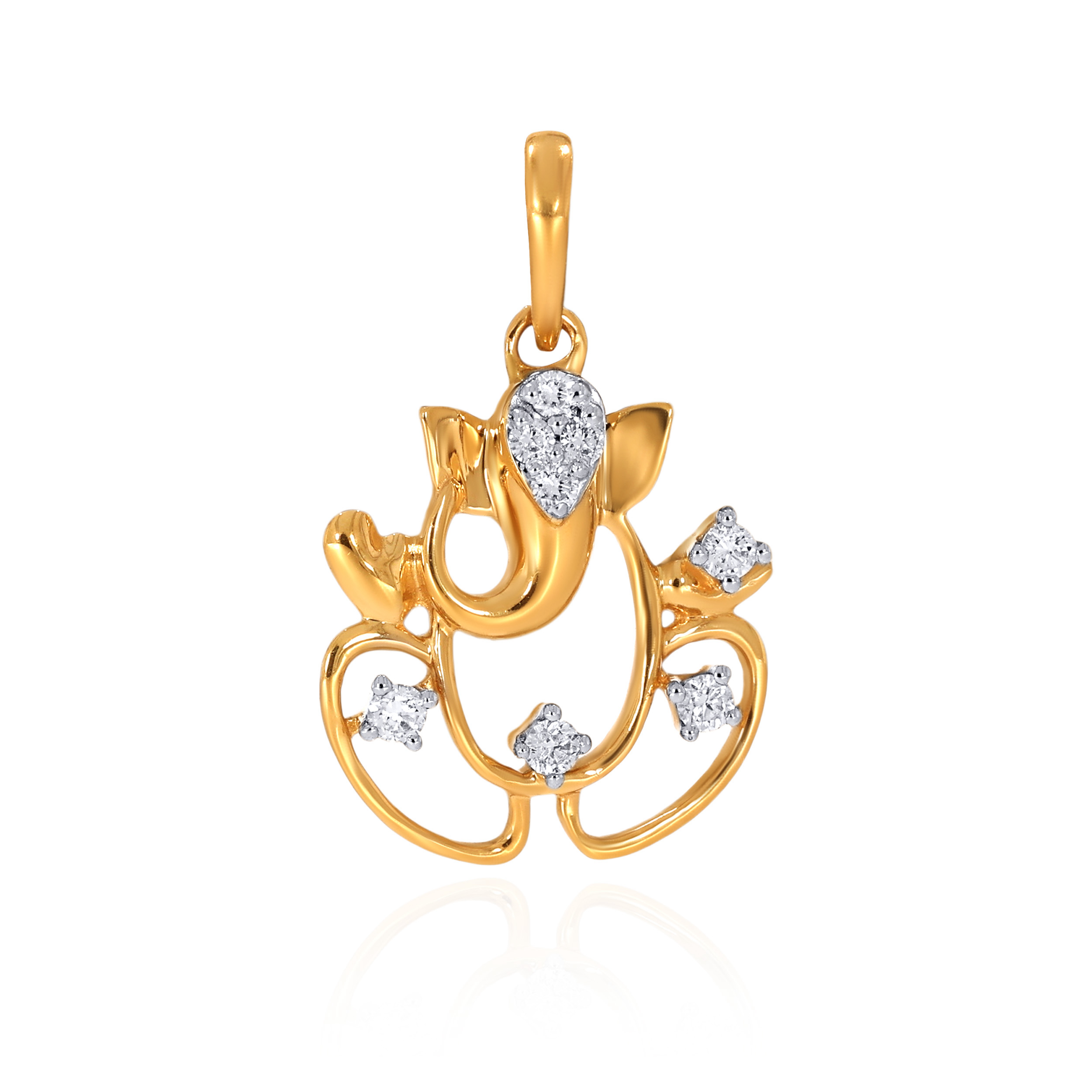 Divinity of Ganesh Diamond Pendant - Senco Gold and Diamonds