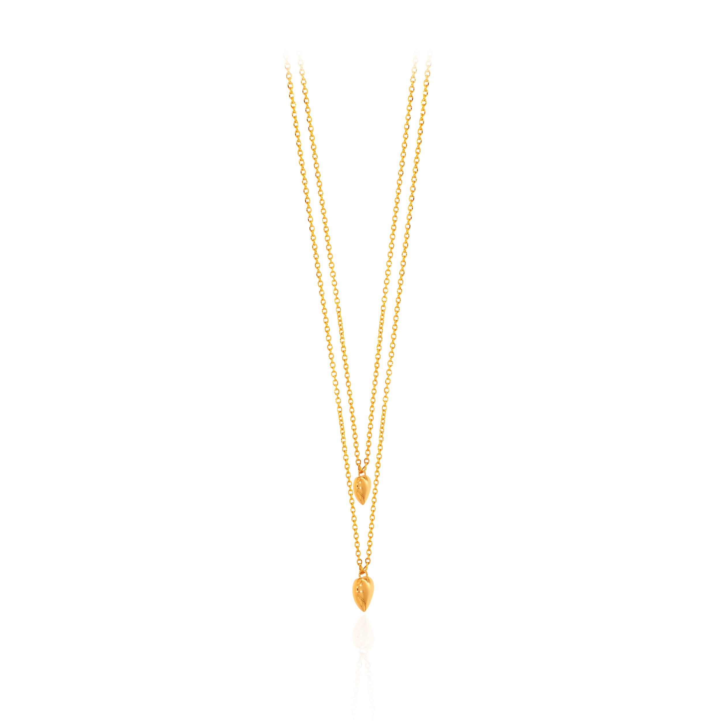 Minimalist Heart Charm Gold Necklace - Senco Gold and Diamonds