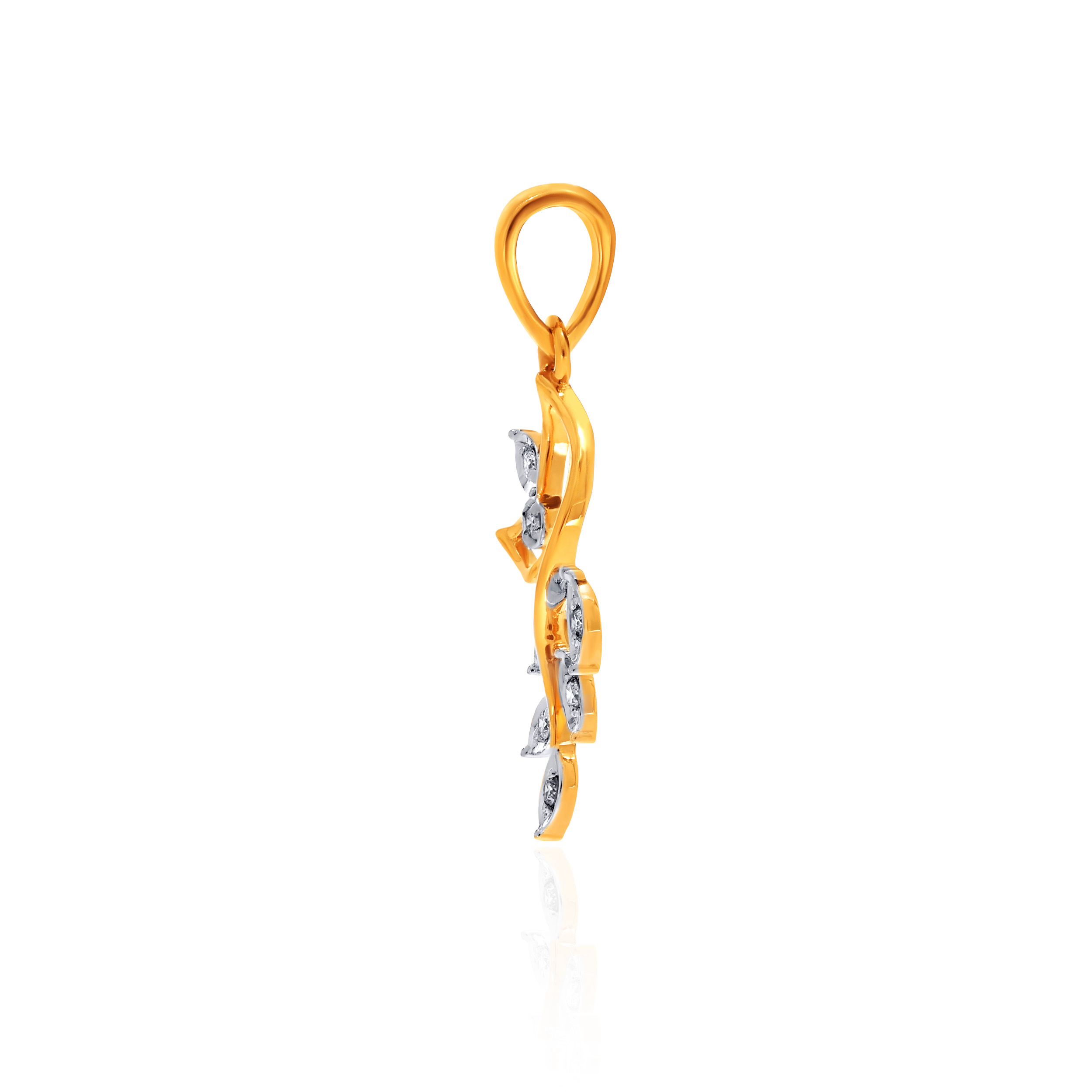 Botanic Gleam Diamond Pendant - Senco Gold and Diamonds