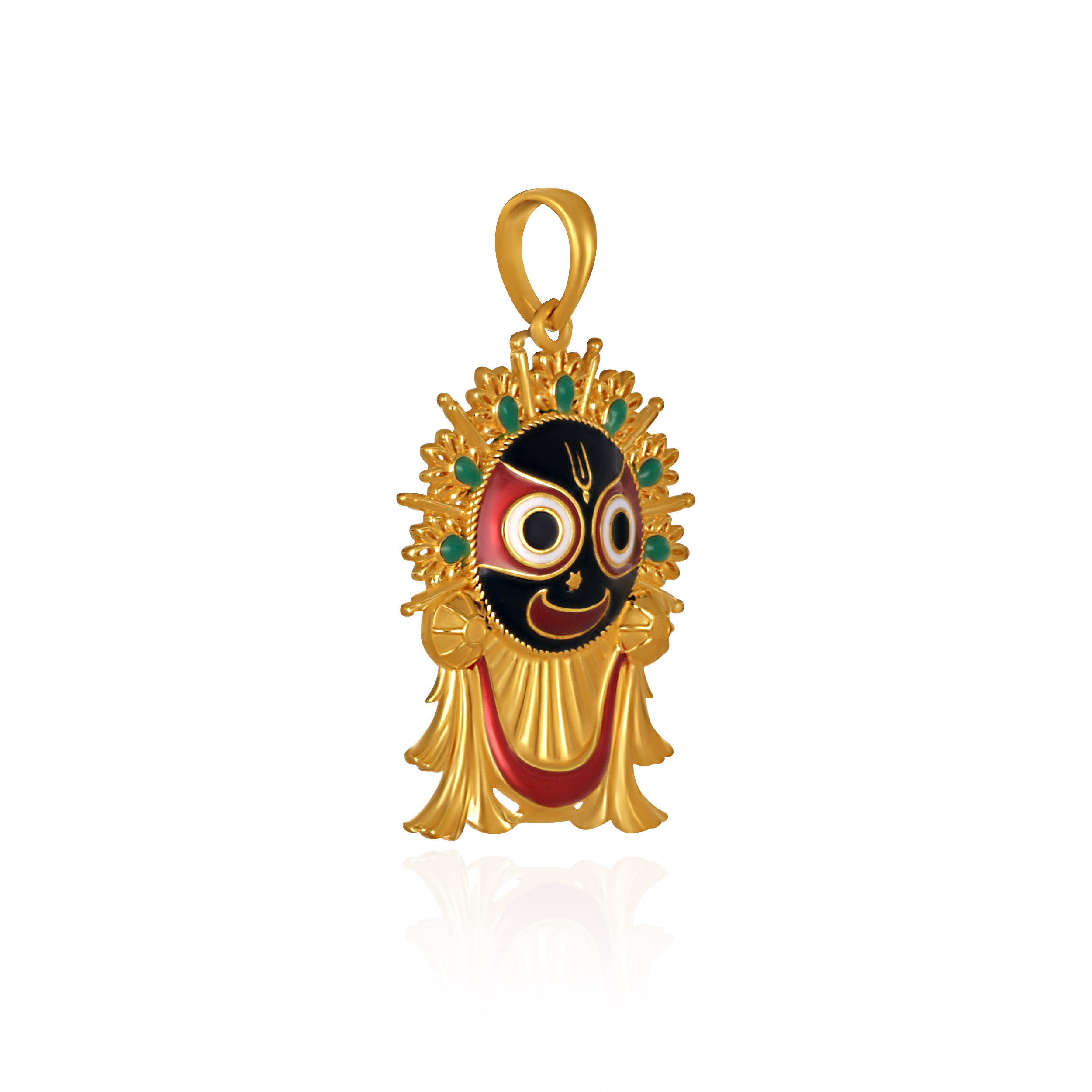 Spiritual Sentinel Divine Gold Pendant - Senco Gold and Diamonds