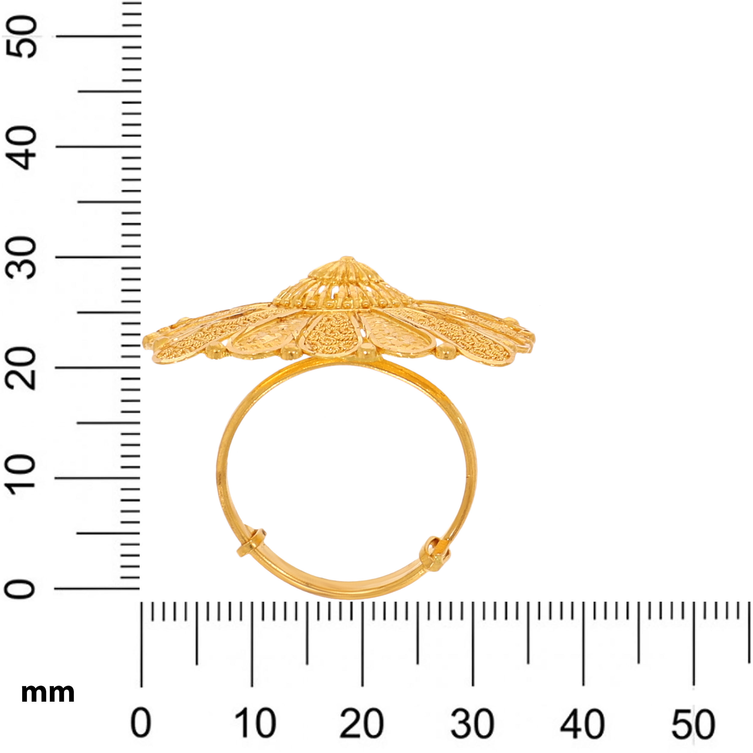 Majestic Bloom Gold Ring - Senco Gold and Diamonds