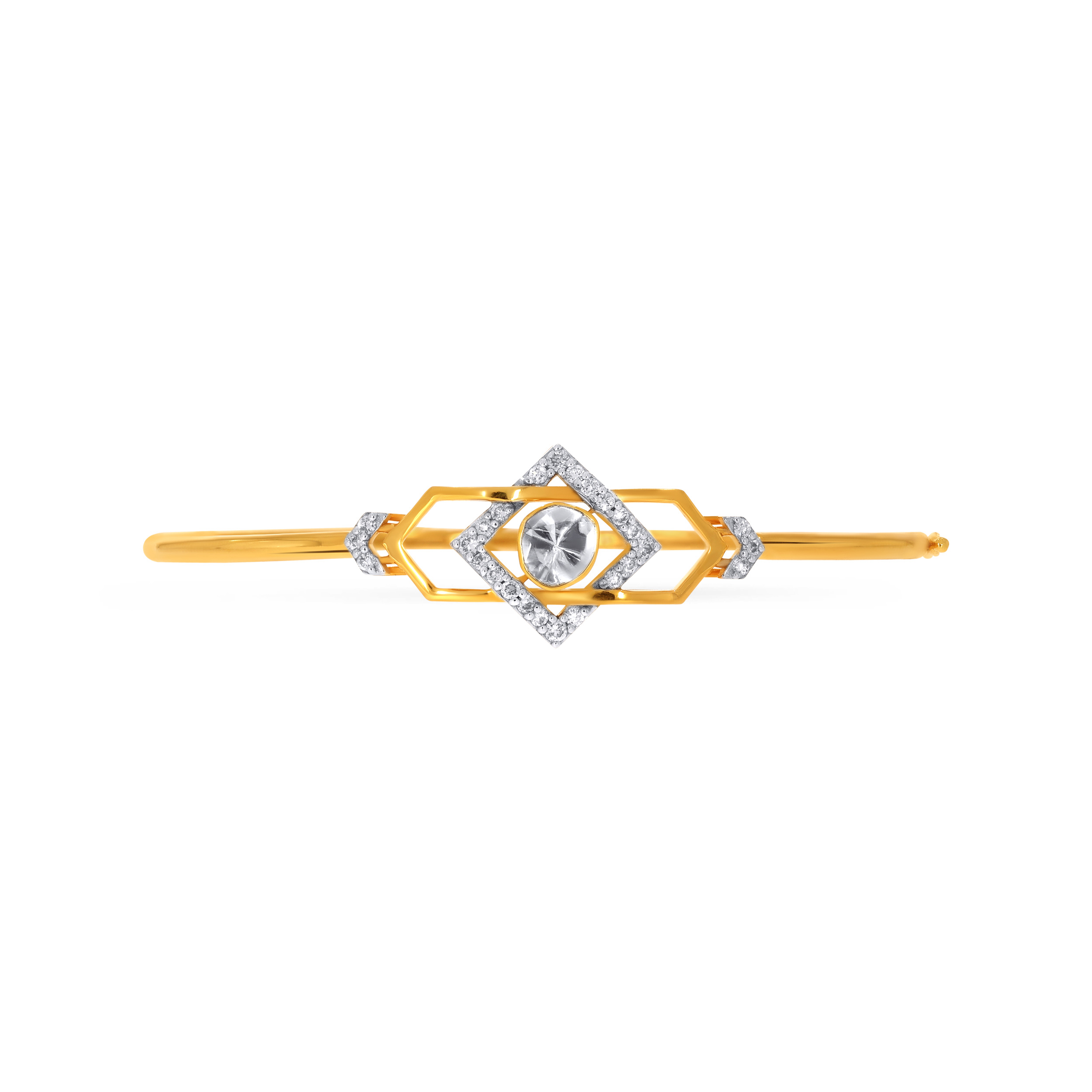 Fashion Fusion Polki Diamond Bracelet - Senco Gold and Diamonds