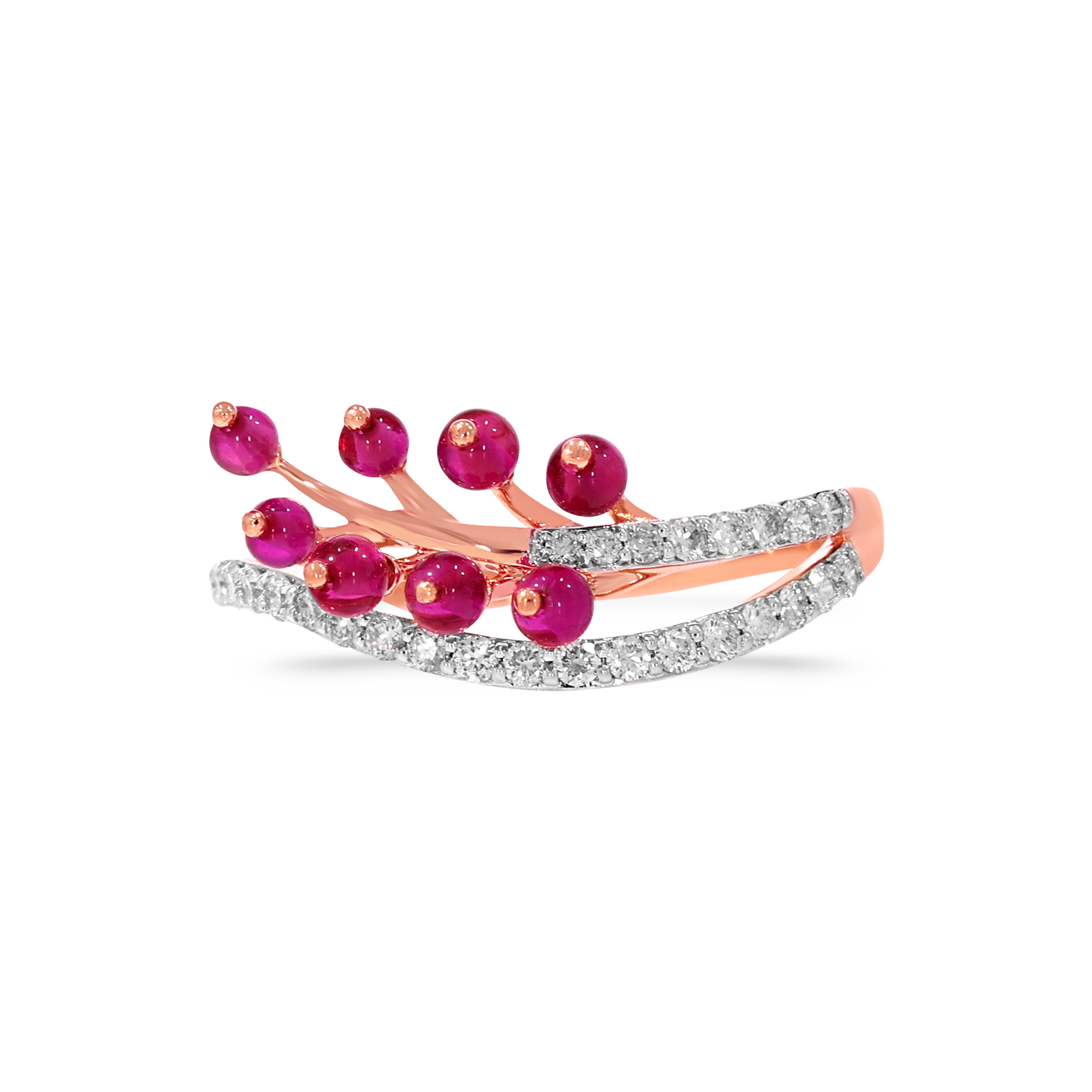 Berry Bloom Romance Diamond Ring - Senco Gold and Diamonds